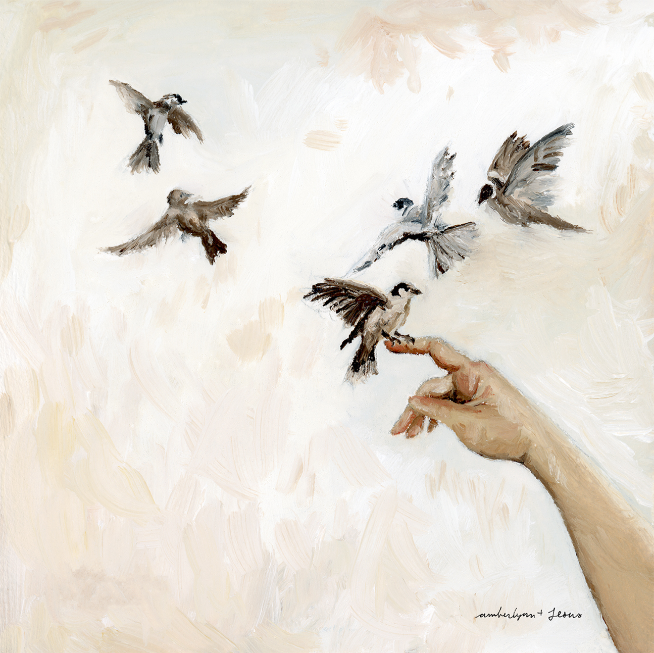 wall-art-print-canvas-poster-framed-On The Sparrow , By Amberlynn Lillie-1