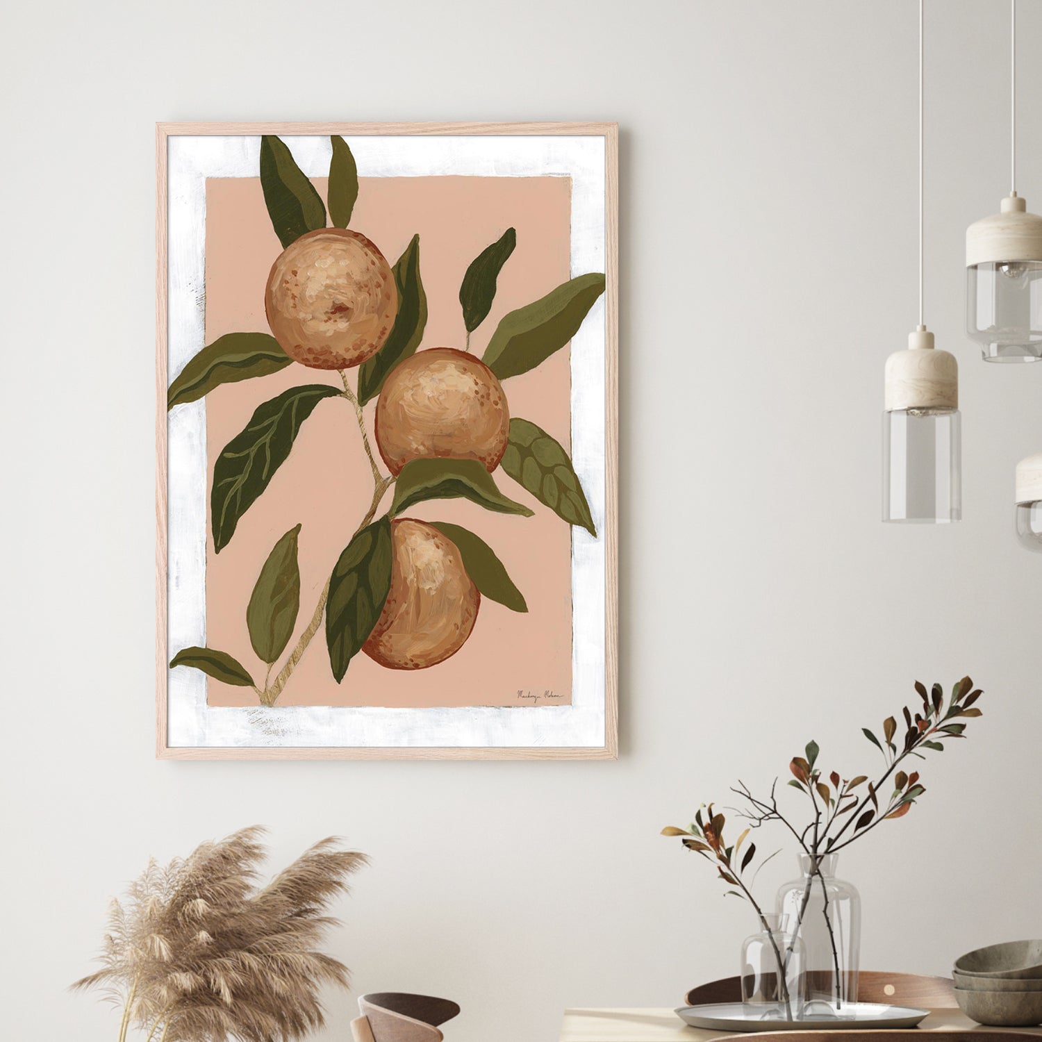 wall-art-print-canvas-poster-framed-Orange Study, Style B-7