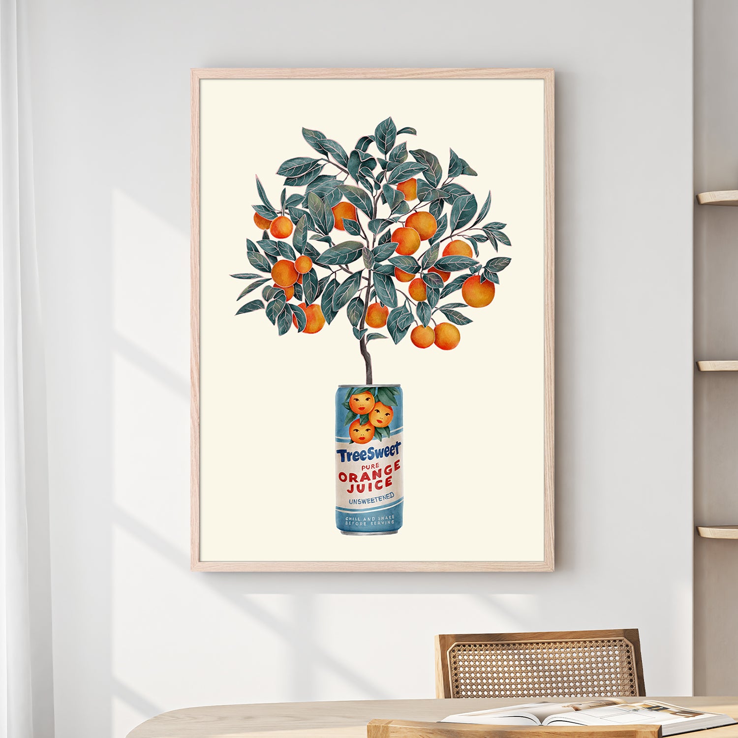 wall-art-print-canvas-poster-framed-Orange Tree-2