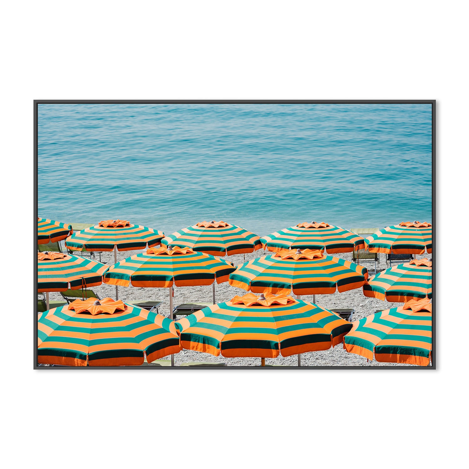 wall-art-print-canvas-poster-framed-Orange Umbrellas-3