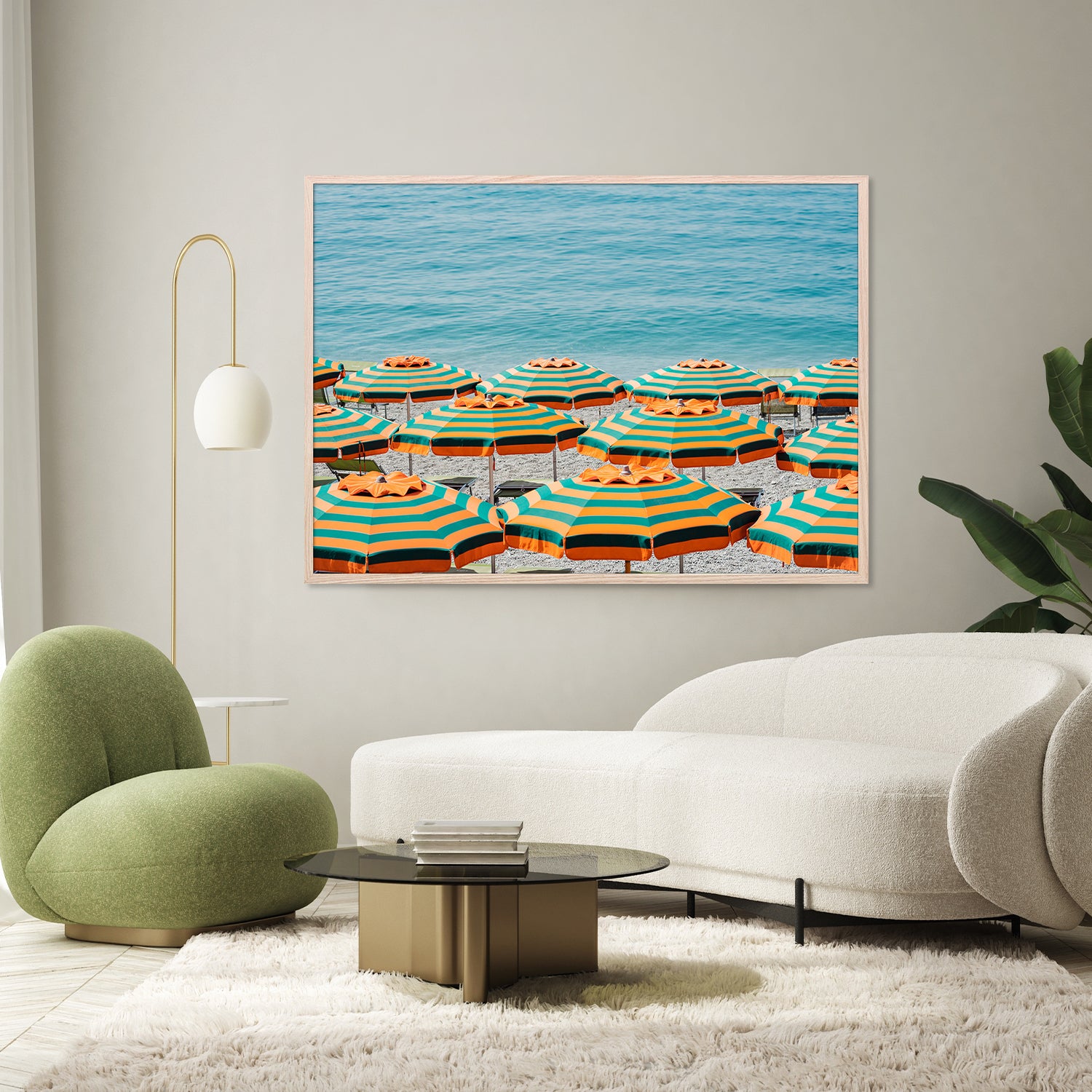 wall-art-print-canvas-poster-framed-Orange Umbrellas-9