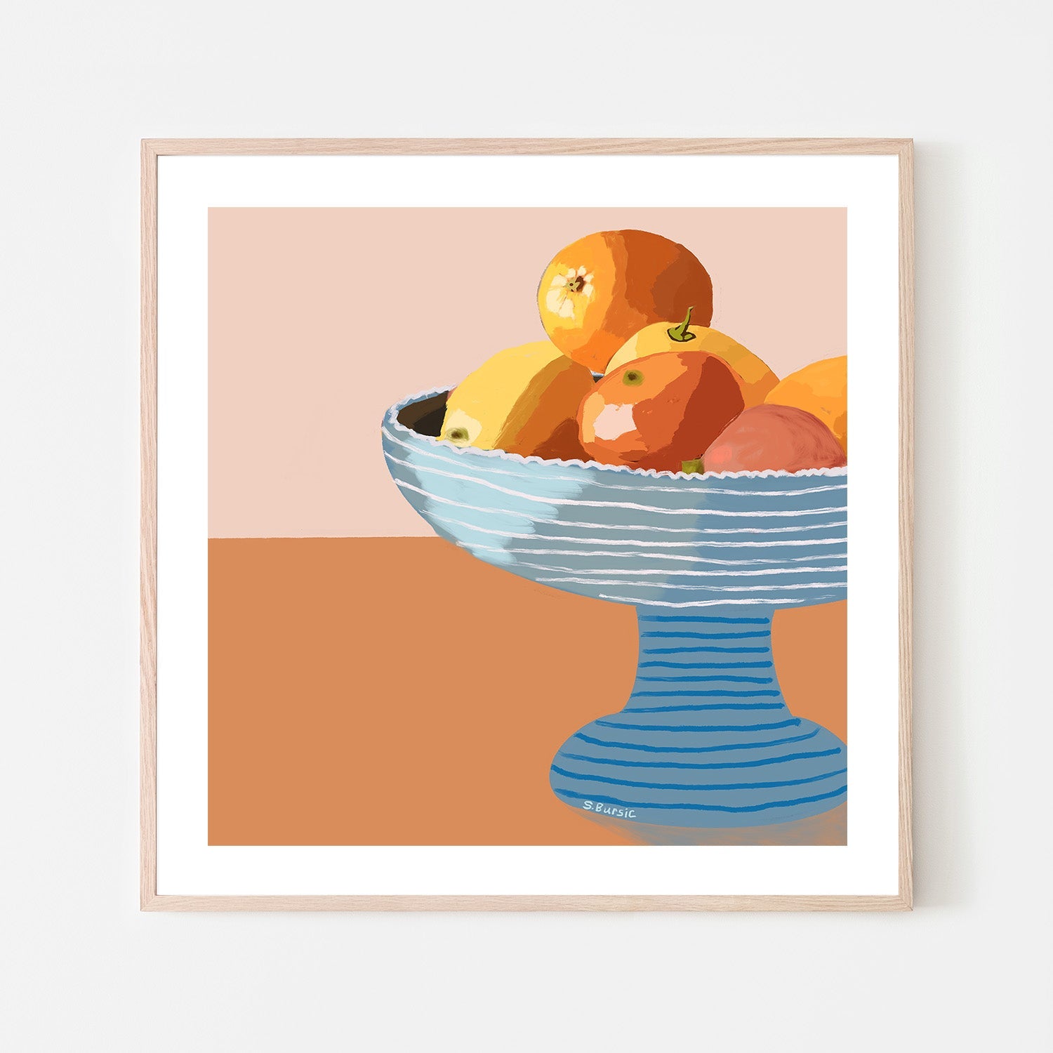 wall-art-print-canvas-poster-framed-Oranges Still Life, Style A , By Sharyn Bursic-6