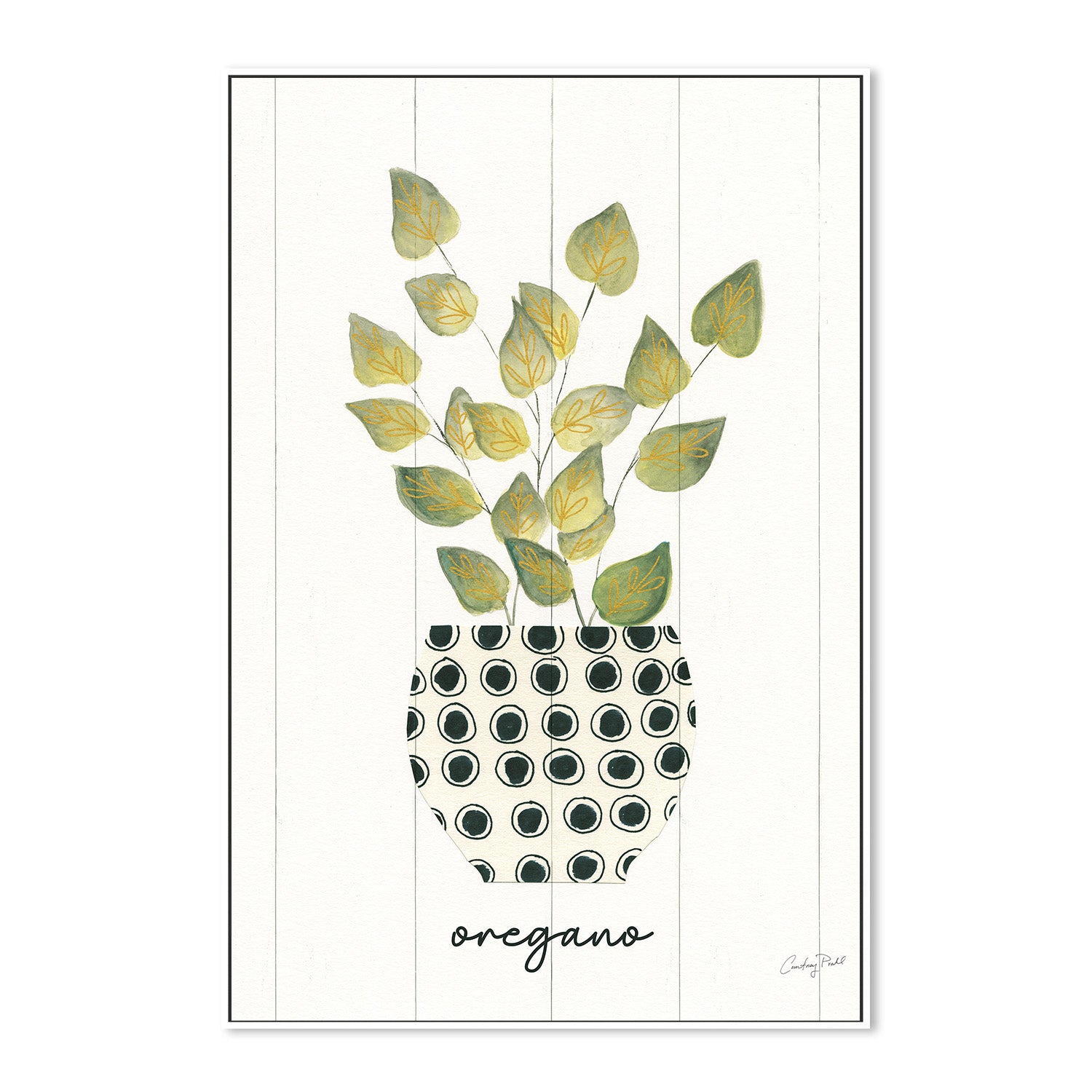 wall-art-print-canvas-poster-framed-Oregano Herb Garden, Style C , By Courtney Prahl-5