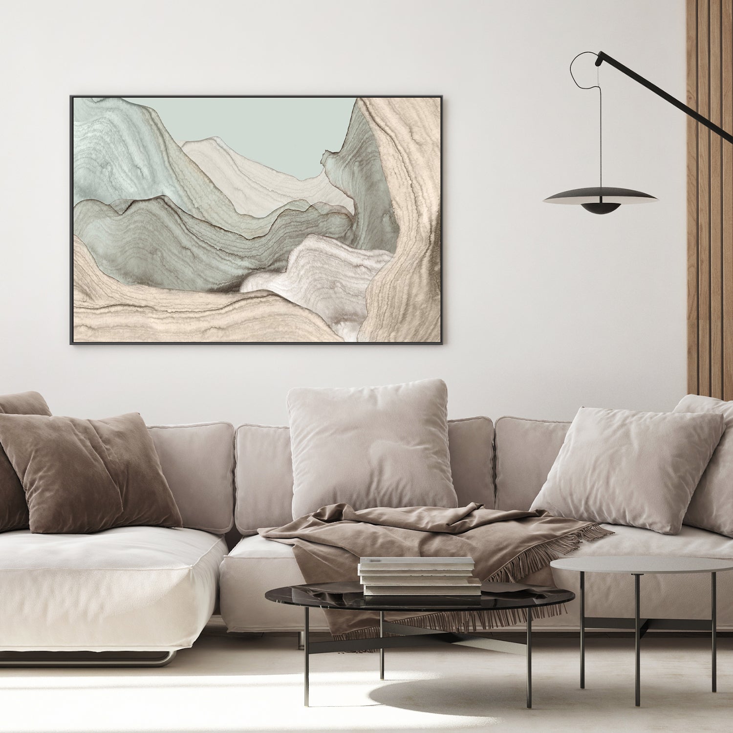 wall-art-print-canvas-poster-framed-Organic Layers-2