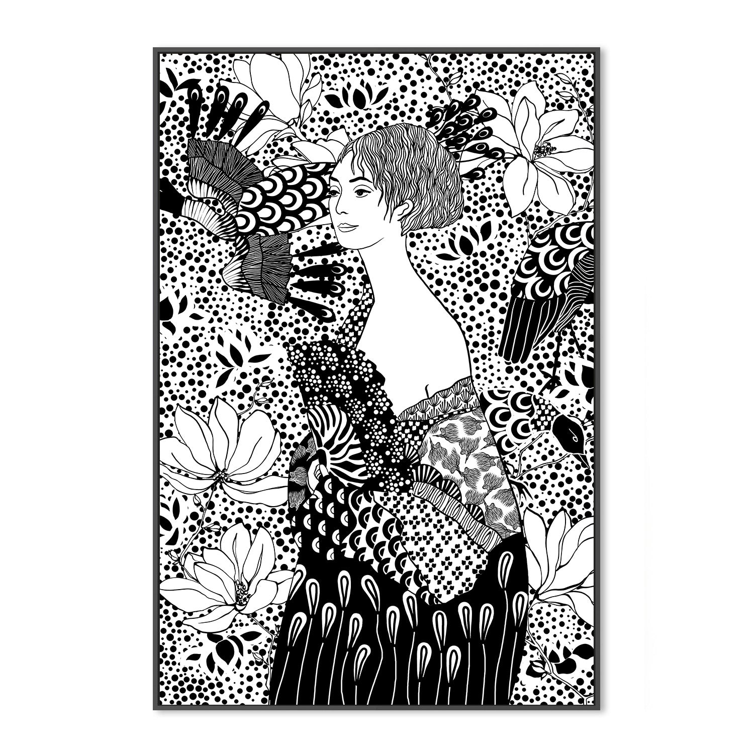wall-art-print-canvas-poster-framed-Ornate Serenity-3