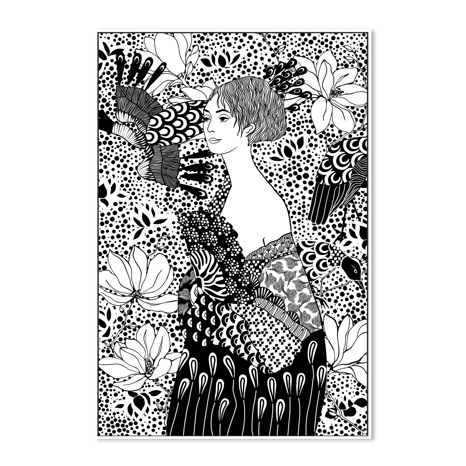wall-art-print-canvas-poster-framed-Ornate Serenity-5