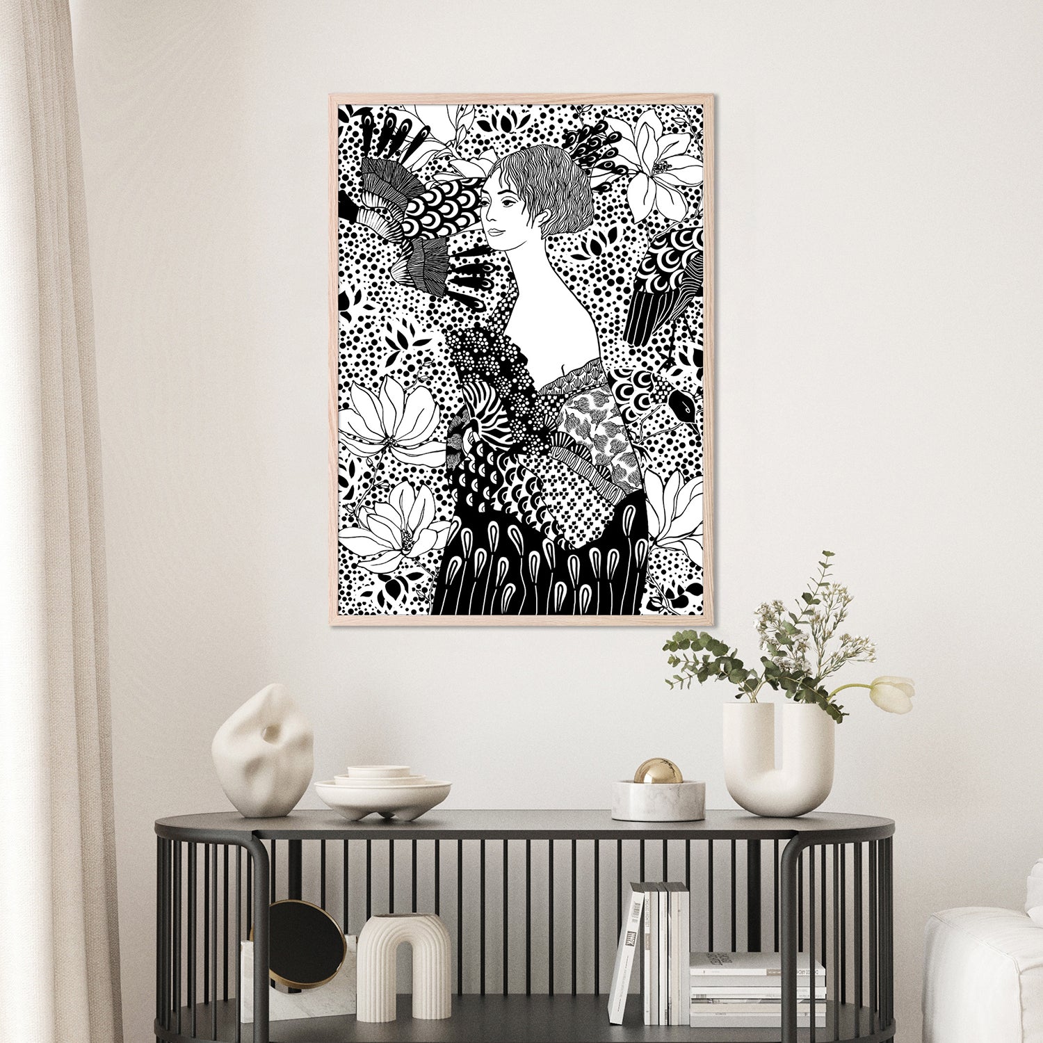wall-art-print-canvas-poster-framed-Ornate Serenity-9