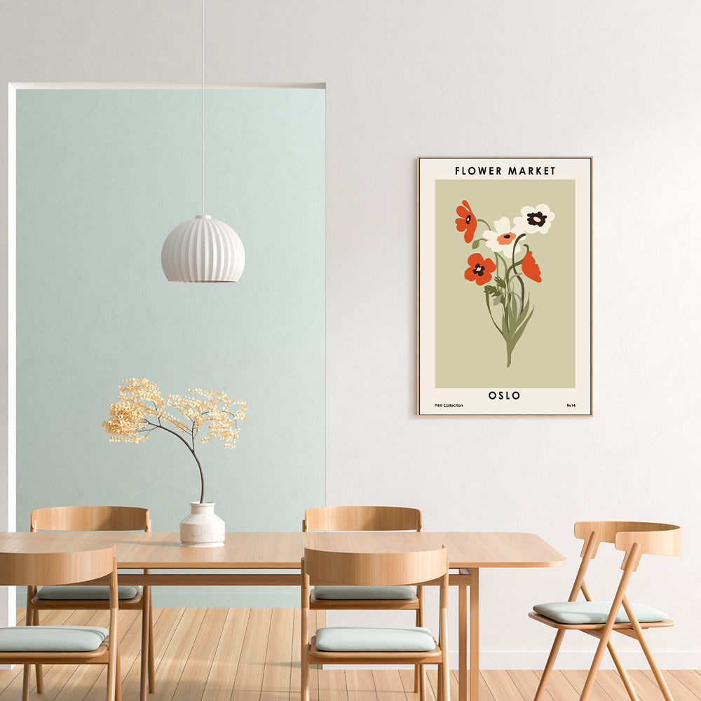 wall-art-print-canvas-poster-framed-Oslo Flower Market-GIOIA-WALL-ART