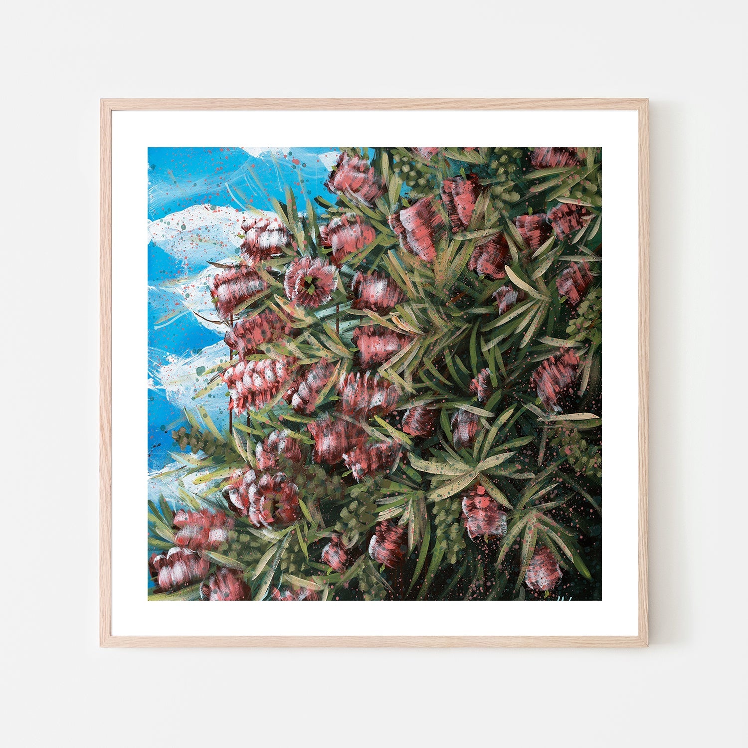 wall-art-print-canvas-poster-framed-Our Adventure Begins, Bottle Brush Flowers , By Hsin Lin-6
