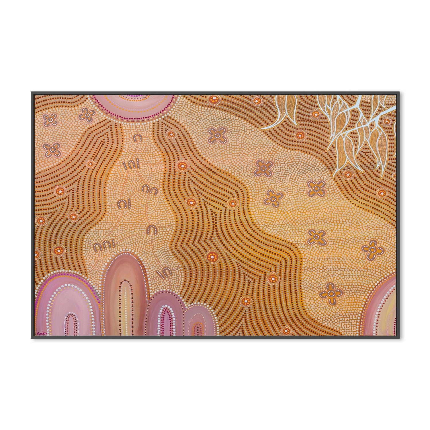 wall-art-print-canvas-poster-framed-Our Story , By Domica Hill-GIOIA-WALL-ART