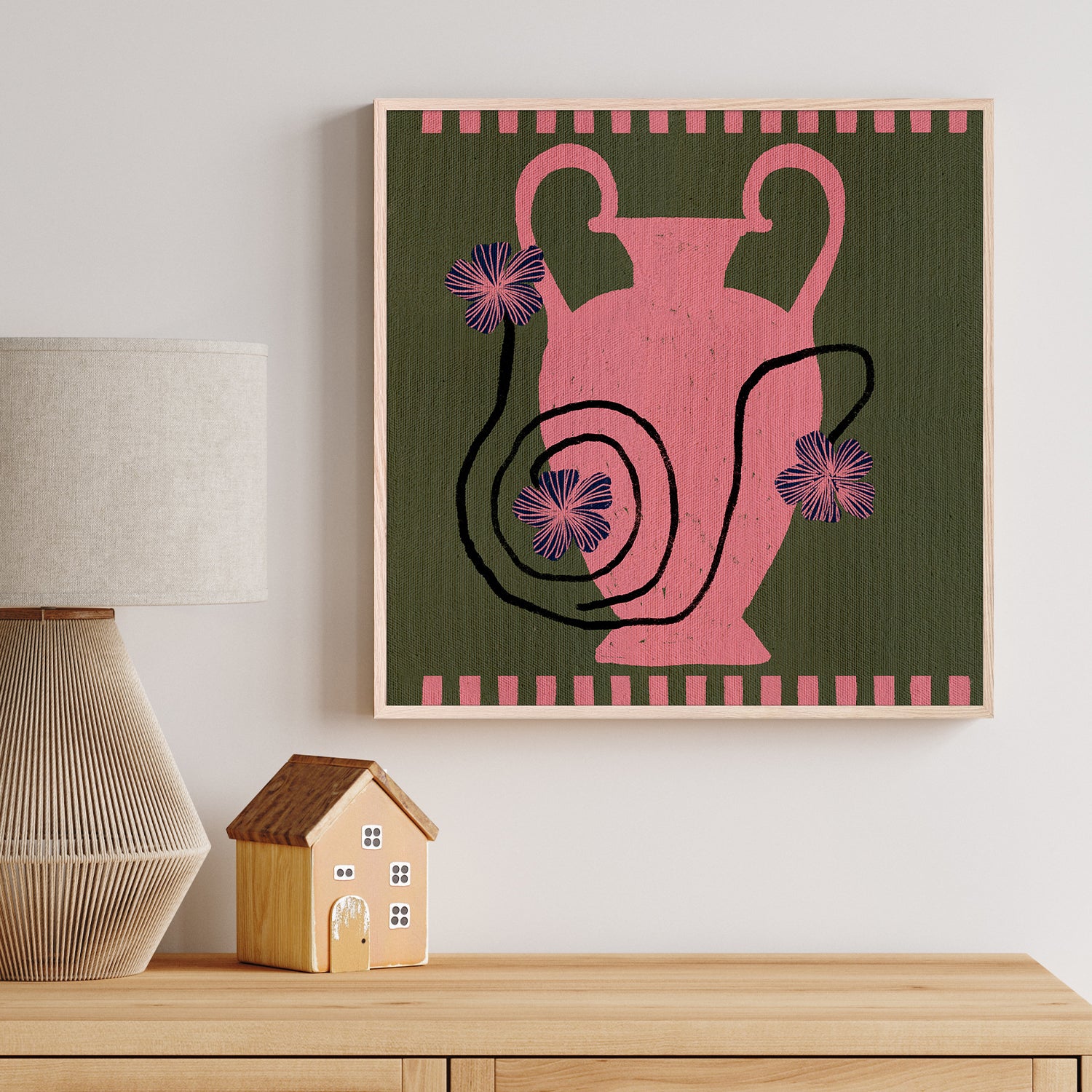 wall-art-print-canvas-poster-framed-Out of Vase Blooms 1-2