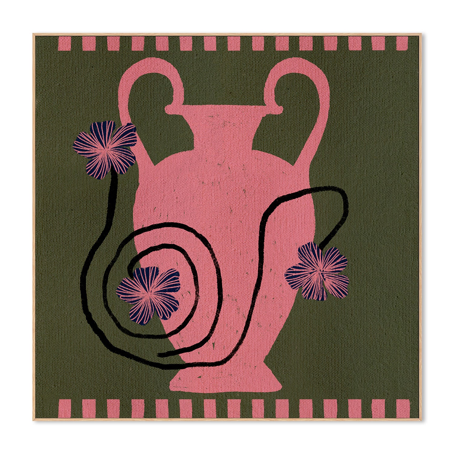 wall-art-print-canvas-poster-framed-Out of Vase Blooms 1-4
