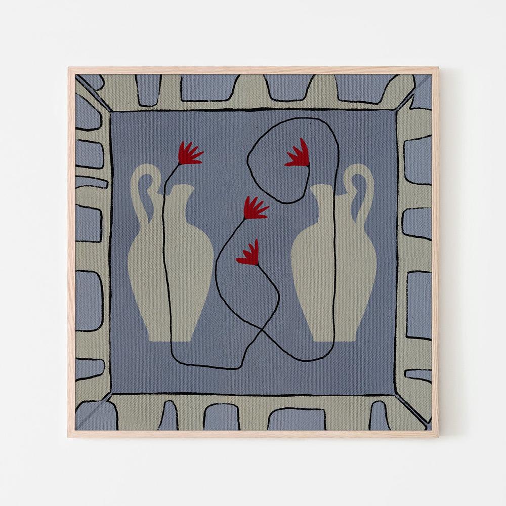 wall-art-print-canvas-poster-framed-Out of Vase Blooms 11-6