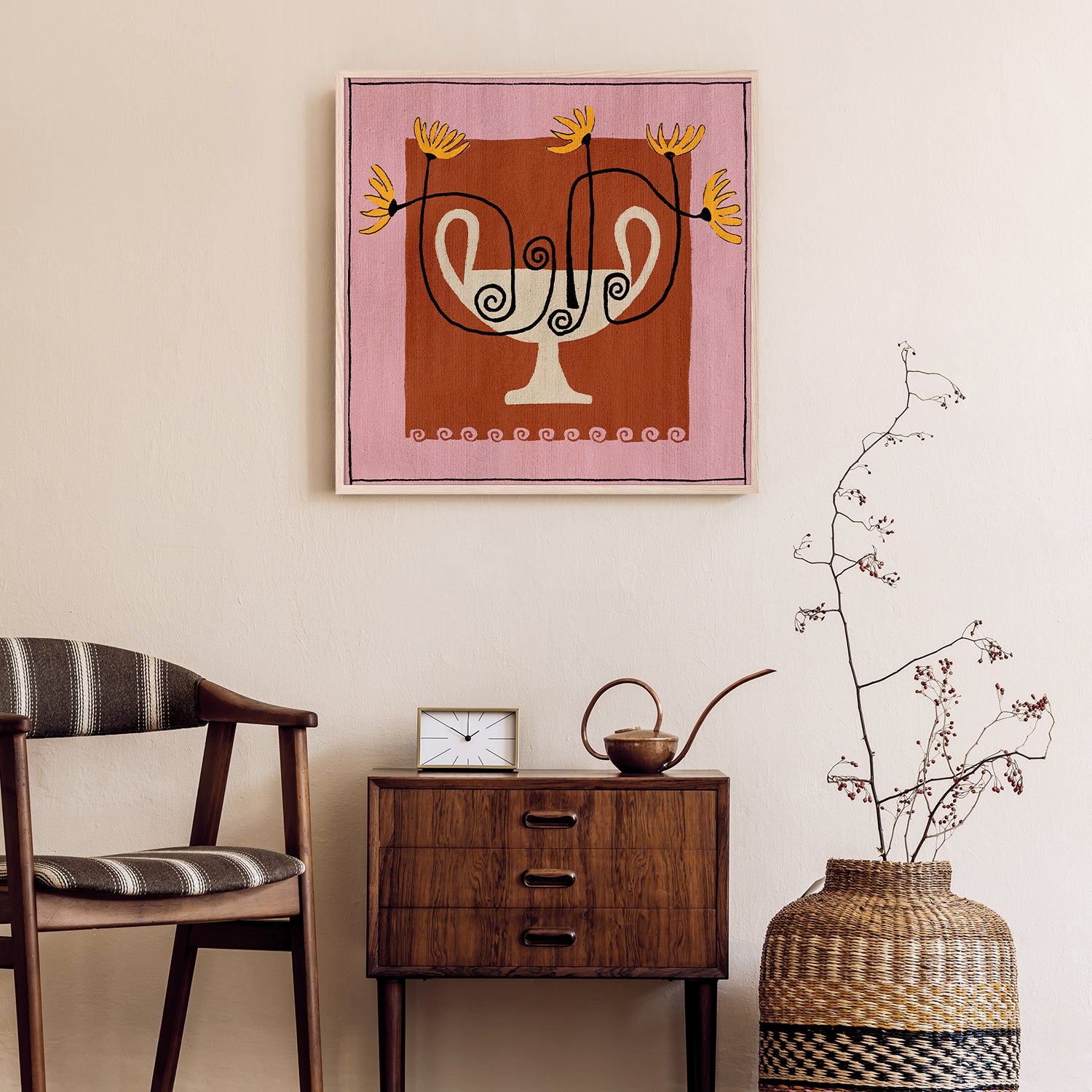 wall-art-print-canvas-poster-framed-Out of Vase Blooms 12-9