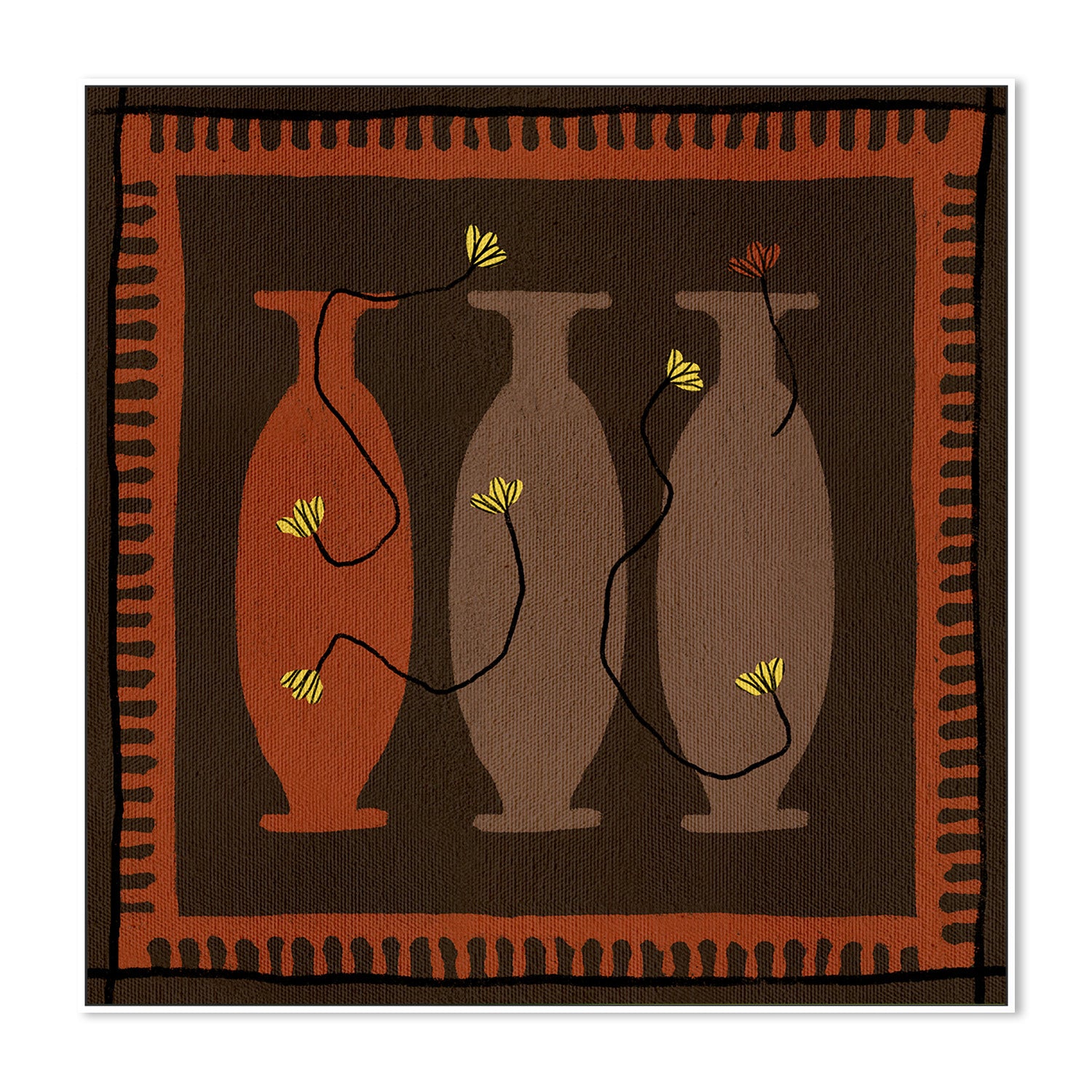 wall-art-print-canvas-poster-framed-Out of Vase Blooms 5-5