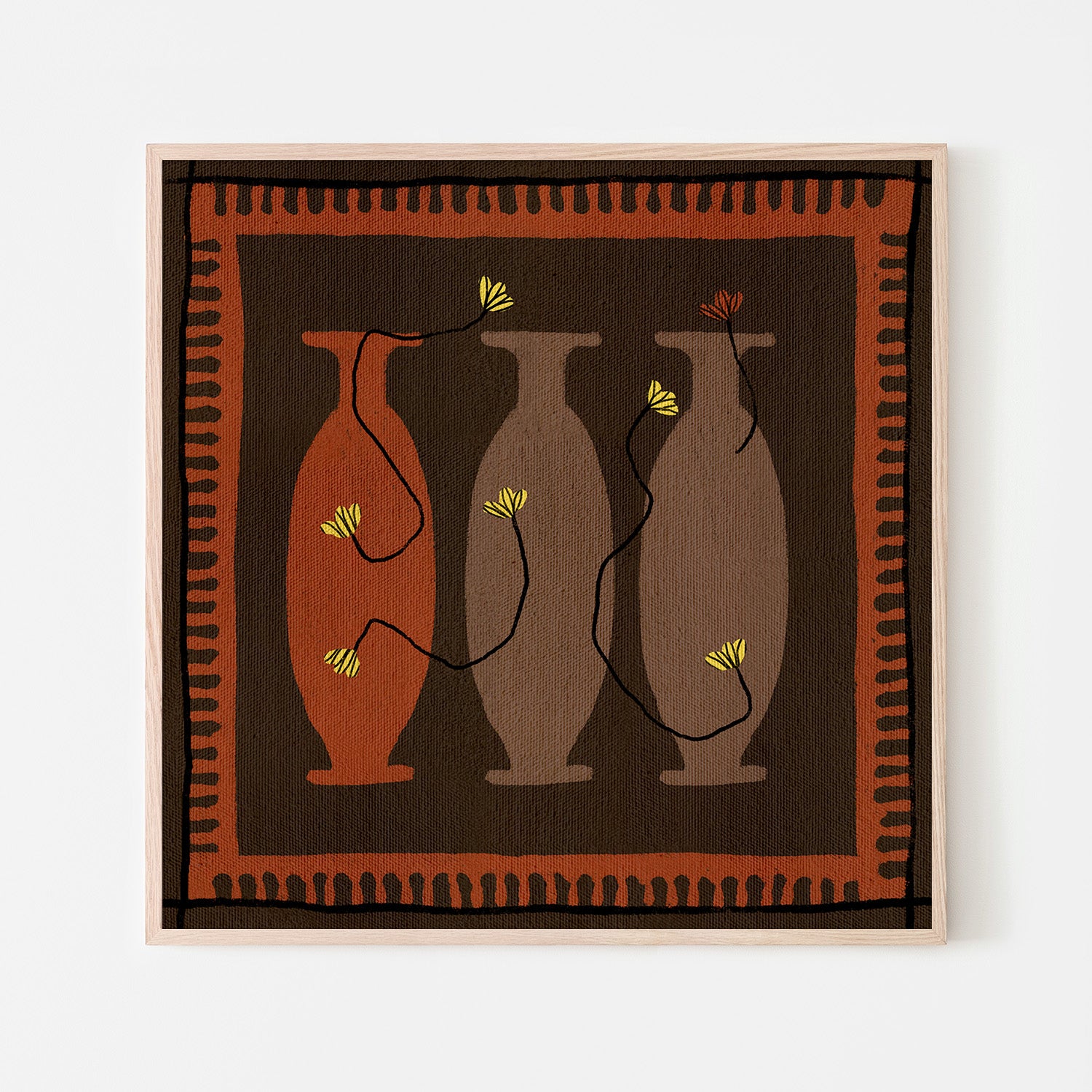 wall-art-print-canvas-poster-framed-Out of Vase Blooms 5-6