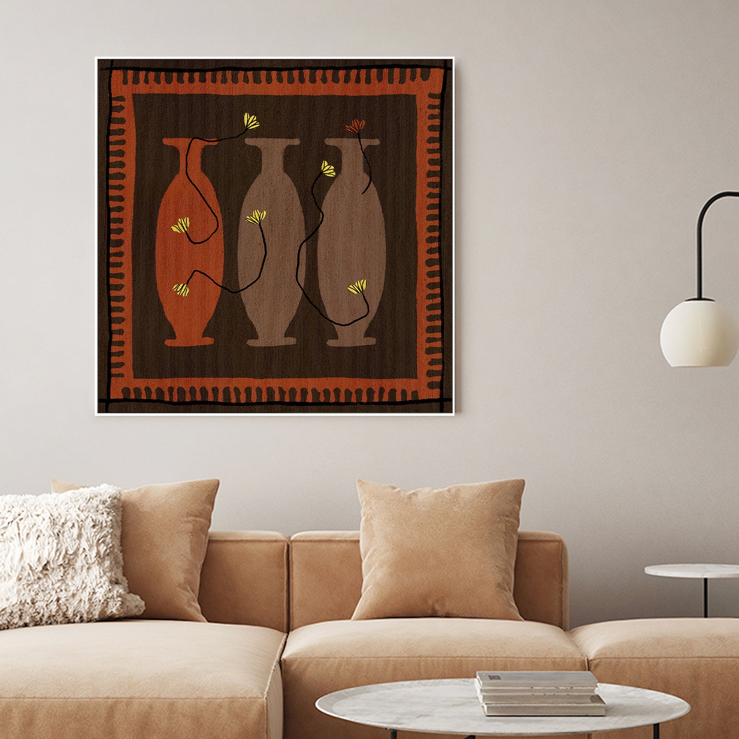 wall-art-print-canvas-poster-framed-Out of Vase Blooms 5-7