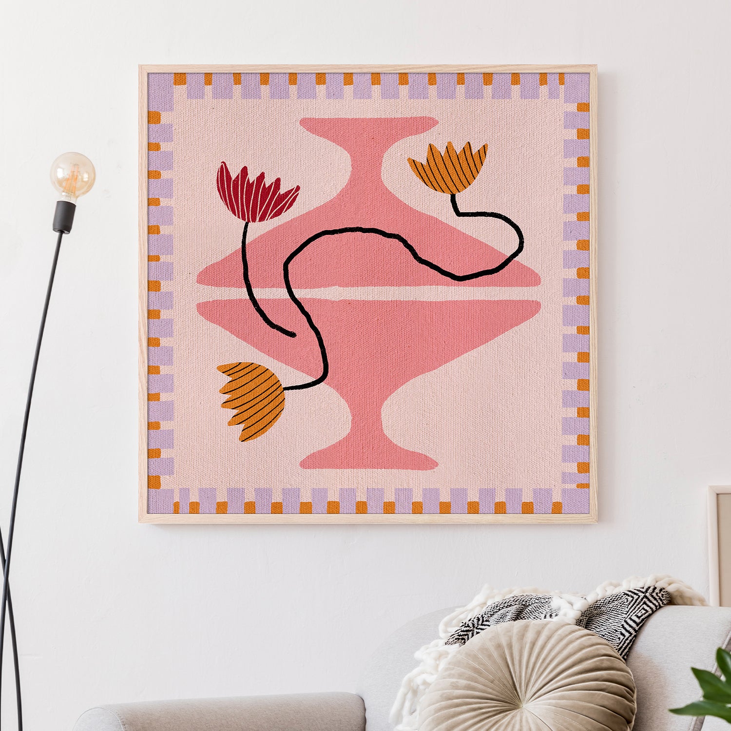 wall-art-print-canvas-poster-framed-Out of Vase Blooms 8-2