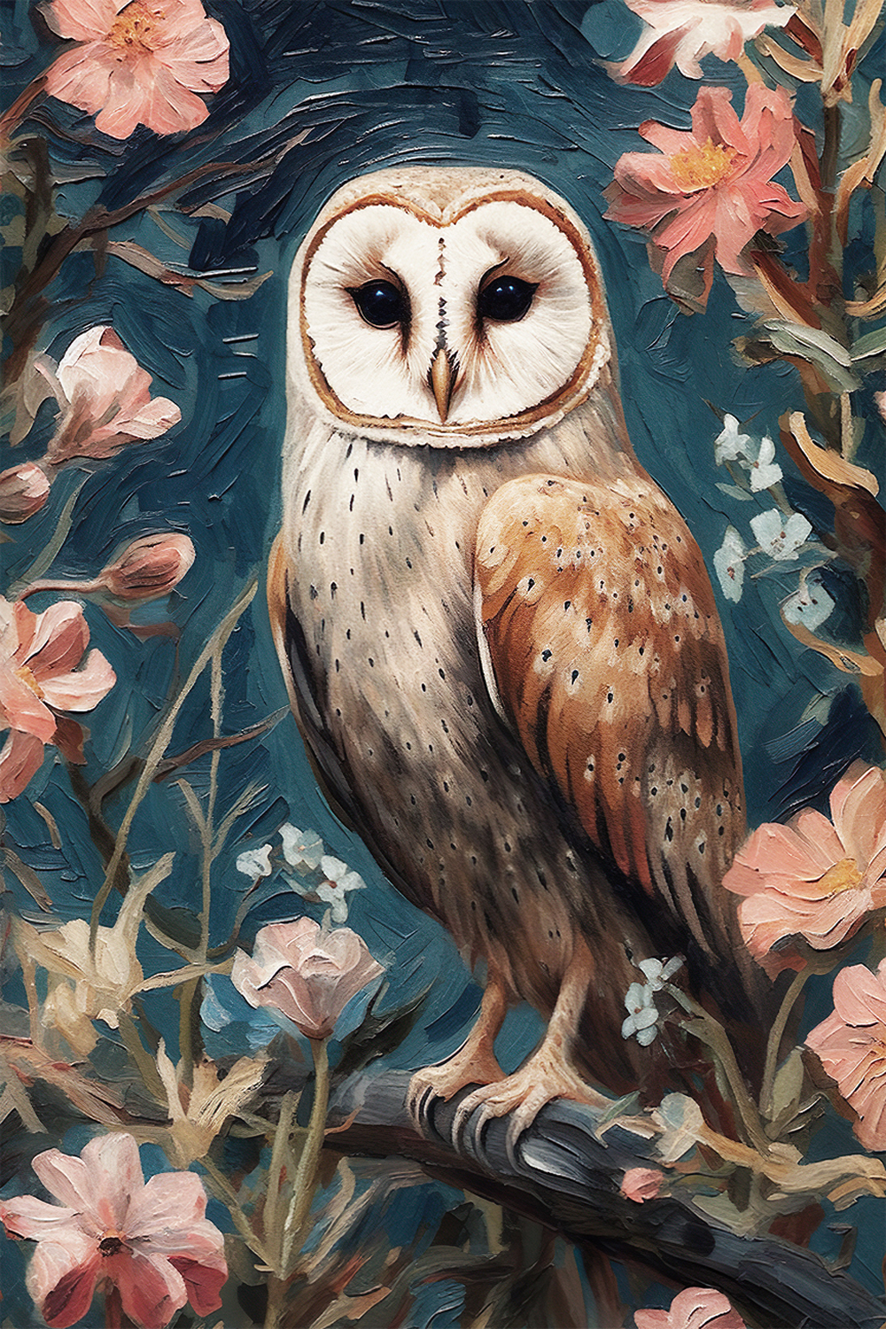 wall-art-print-canvas-poster-framed-Owl , By Lady Hana-1