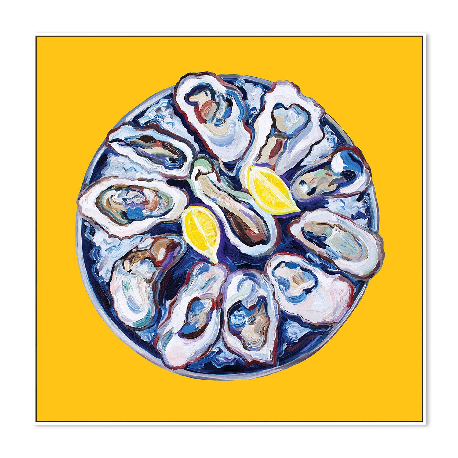 wall-art-print-canvas-poster-framed-Oyster Ona Plate Yellow-5