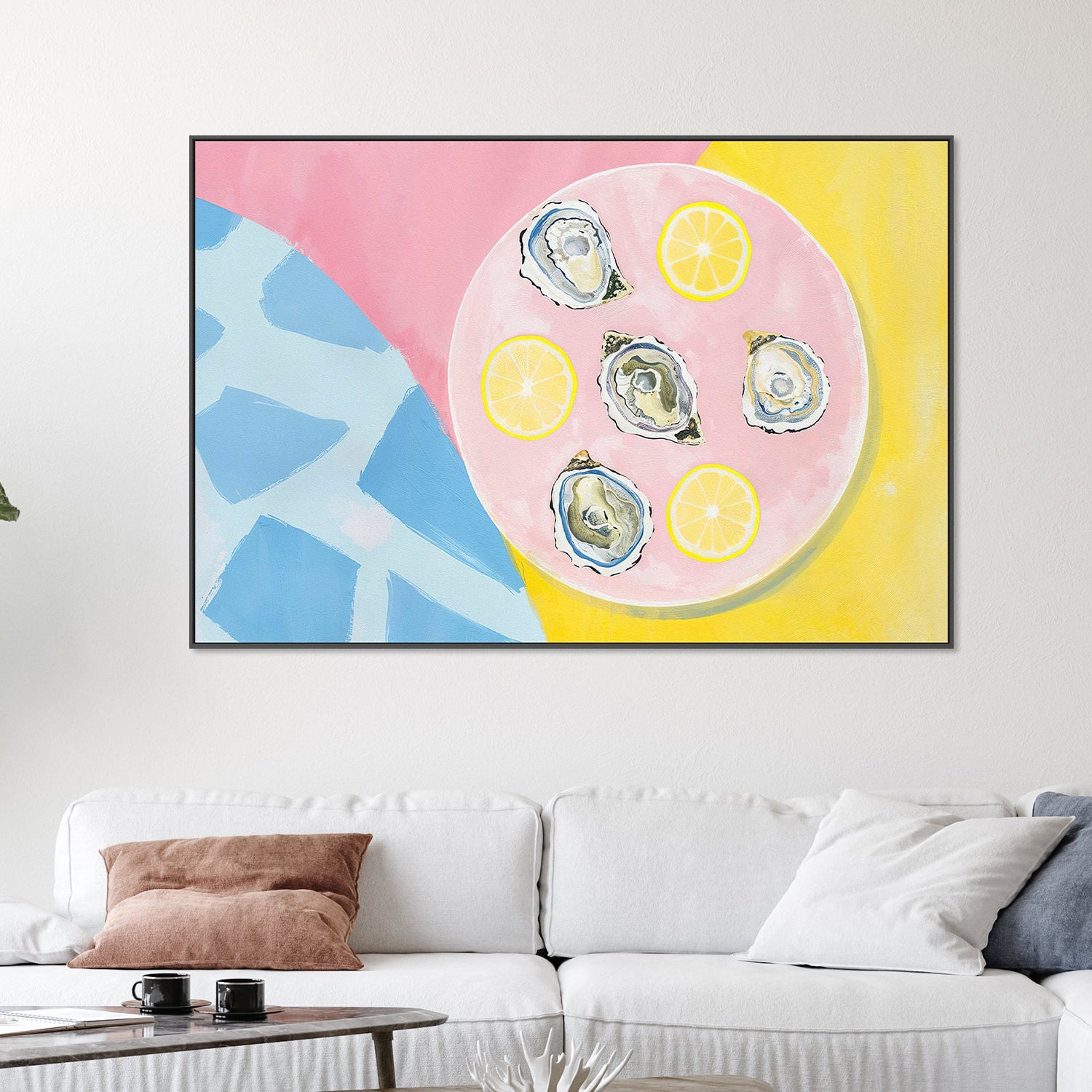 wall-art-print-canvas-poster-framed-Oysters , By Lady Hana-2