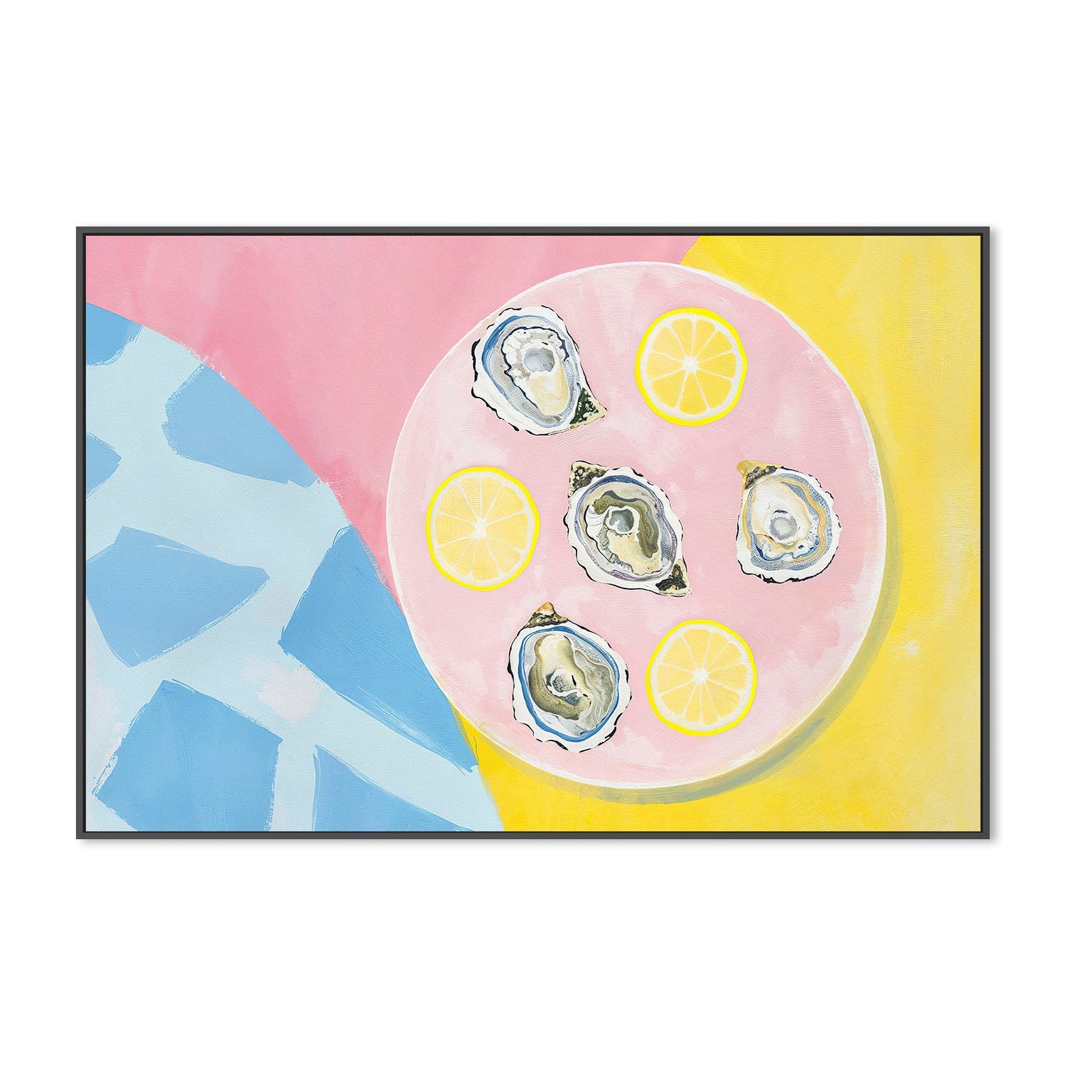 wall-art-print-canvas-poster-framed-Oysters , By Lady Hana-3