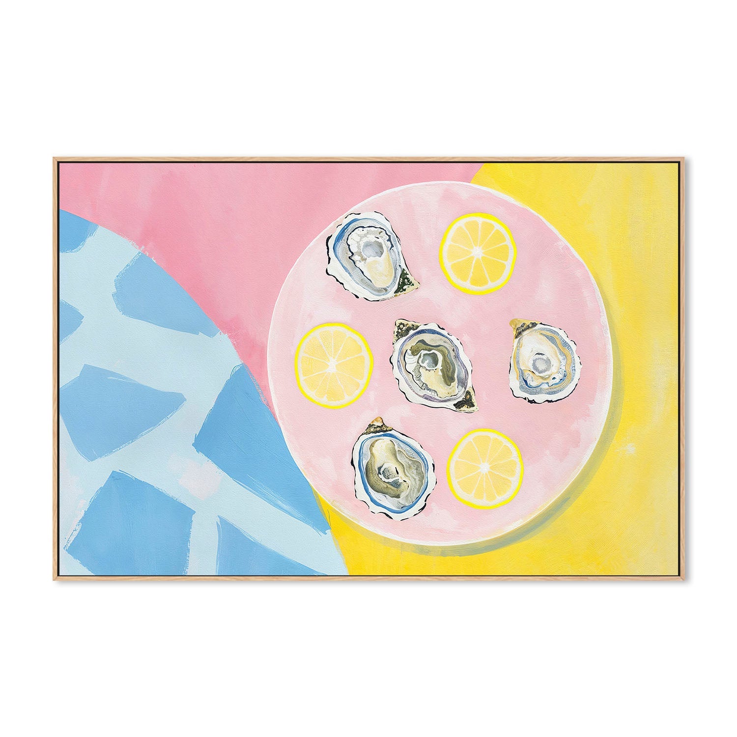 wall-art-print-canvas-poster-framed-Oysters , By Lady Hana-4