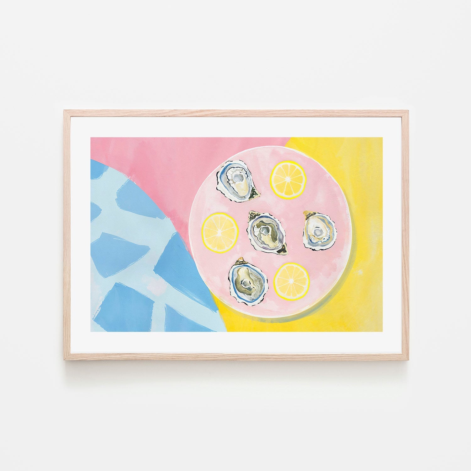 wall-art-print-canvas-poster-framed-Oysters , By Lady Hana-6