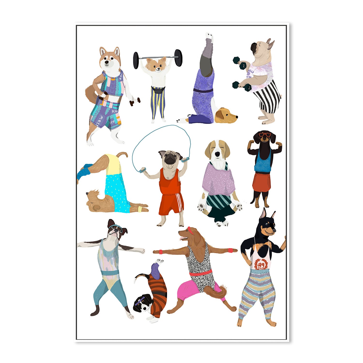 wall-art-print-canvas-poster-framed-P Dog Sport-5