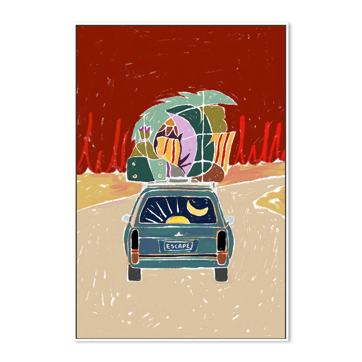 wall-art-print-canvas-poster-framed-Pack Up a Escape-5