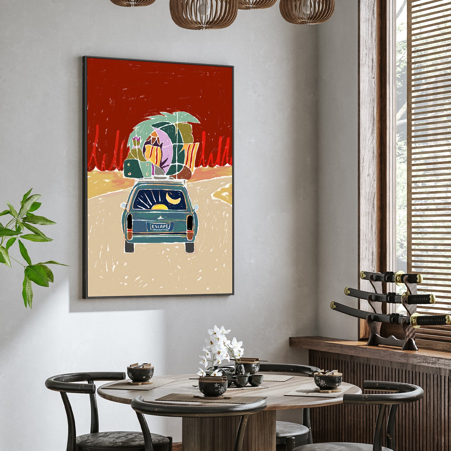 wall-art-print-canvas-poster-framed-Pack Up a Escape-7