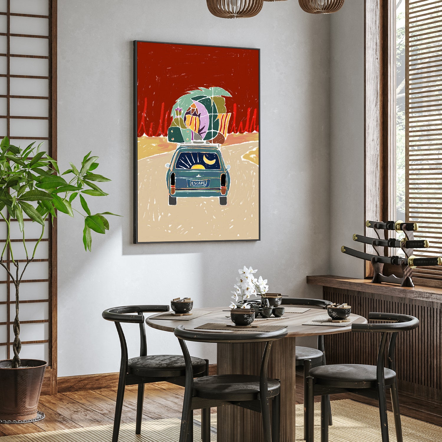 wall-art-print-canvas-poster-framed-Pack Up a Escape-8