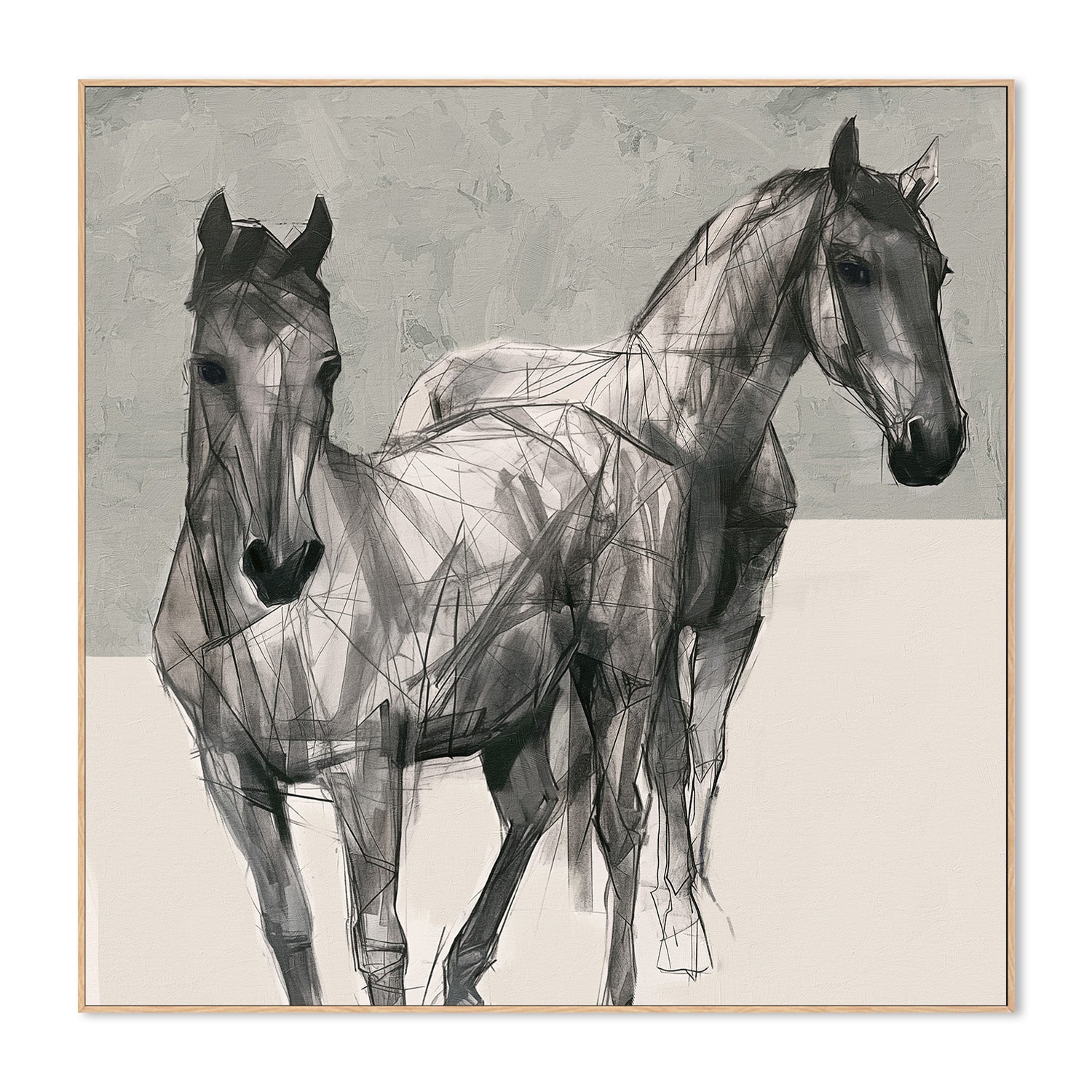 wall-art-print-canvas-poster-framed-Paddock Pals, Style A-4