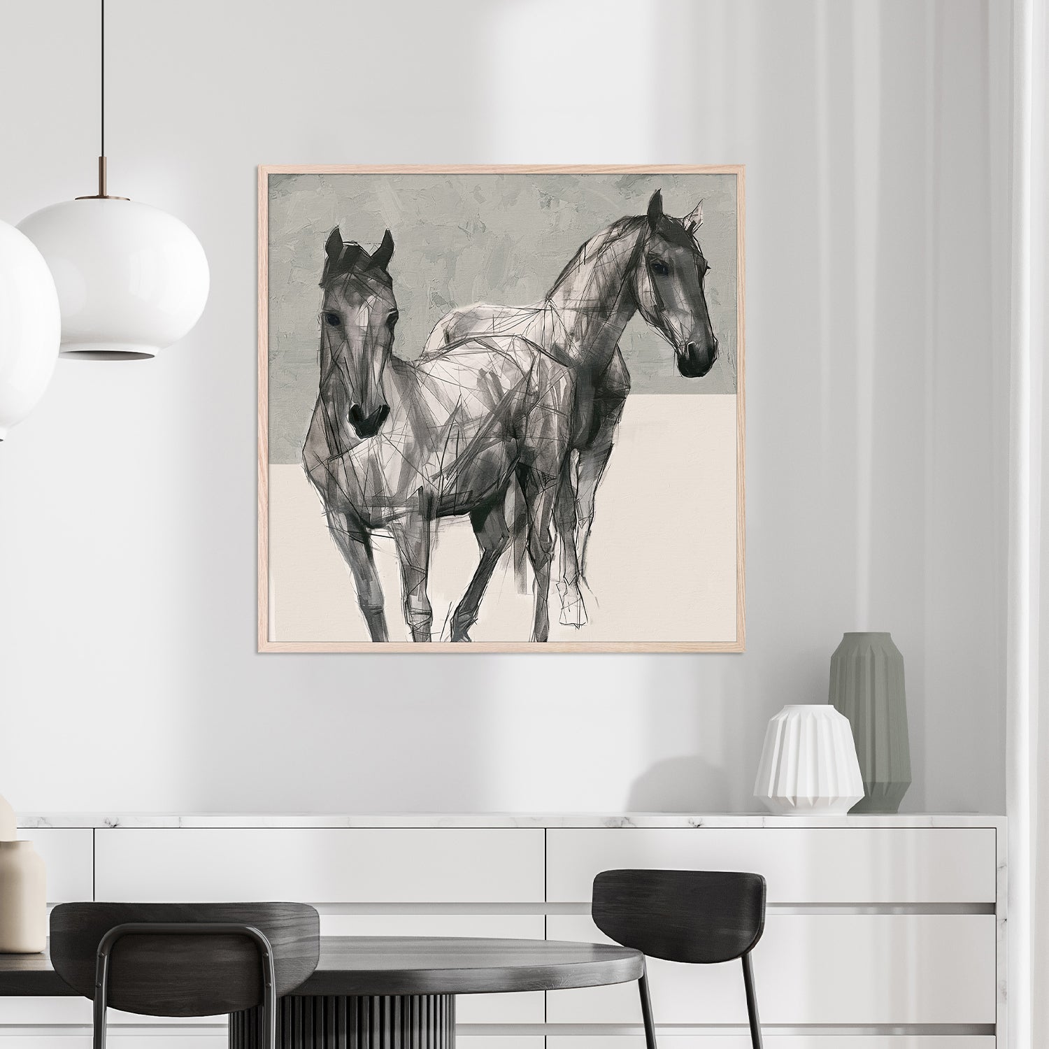 wall-art-print-canvas-poster-framed-Paddock Pals, Style A-7