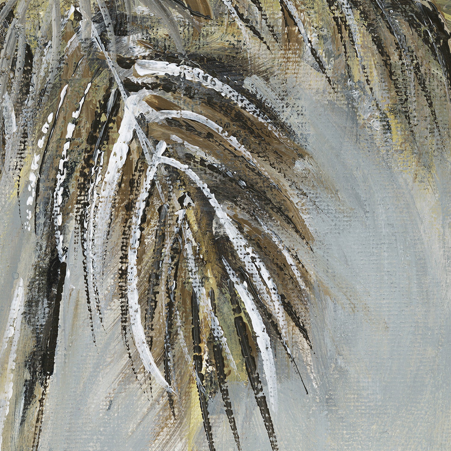 wall-art-print-canvas-poster-framed-Painterly Palm, Style A-11