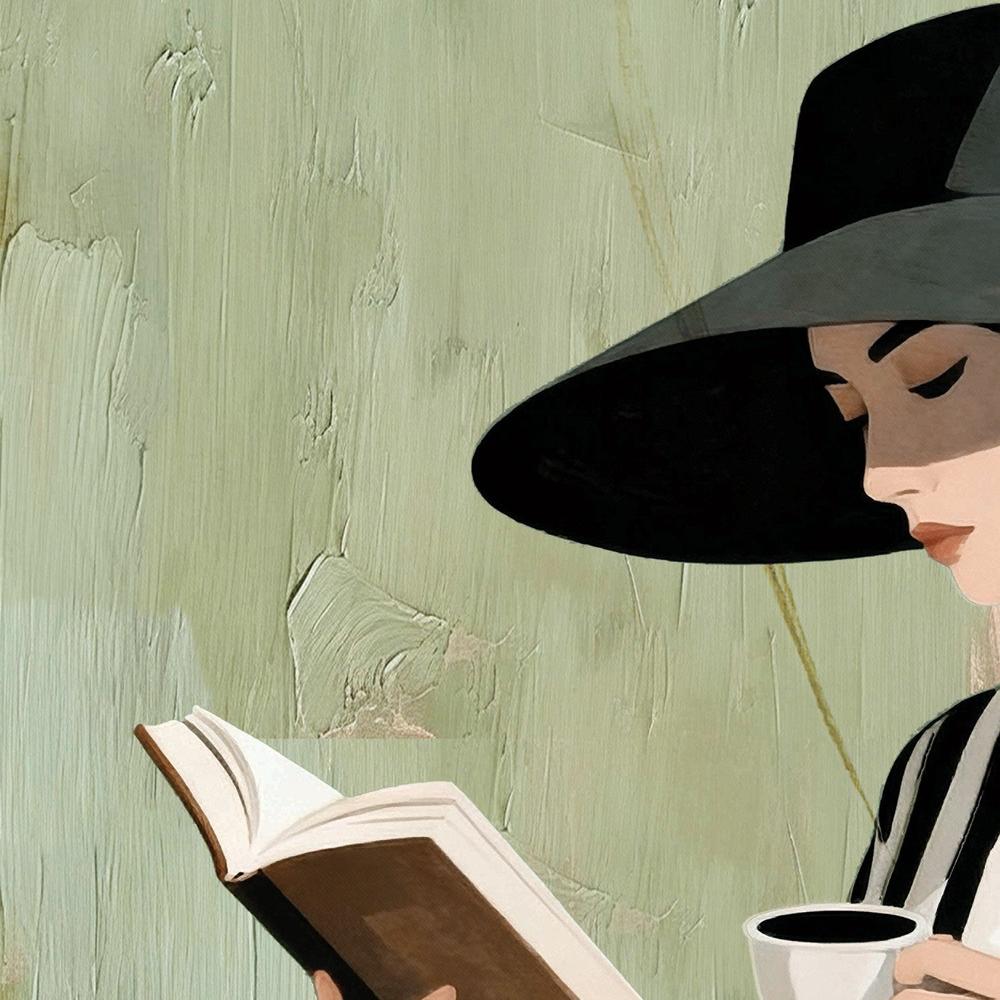 wall-art-print-canvas-poster-framed-Paperback Reader-10