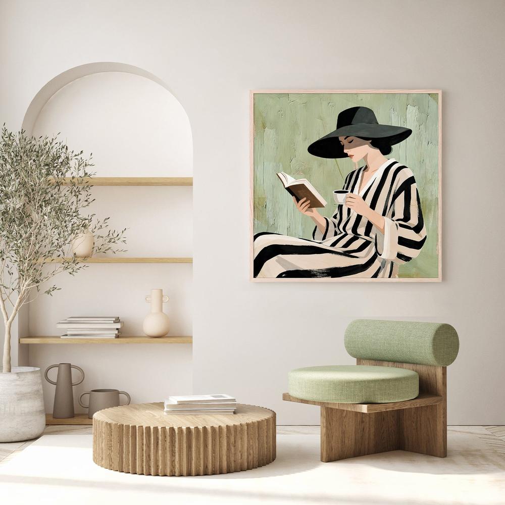 wall-art-print-canvas-poster-framed-Paperback Reader-8