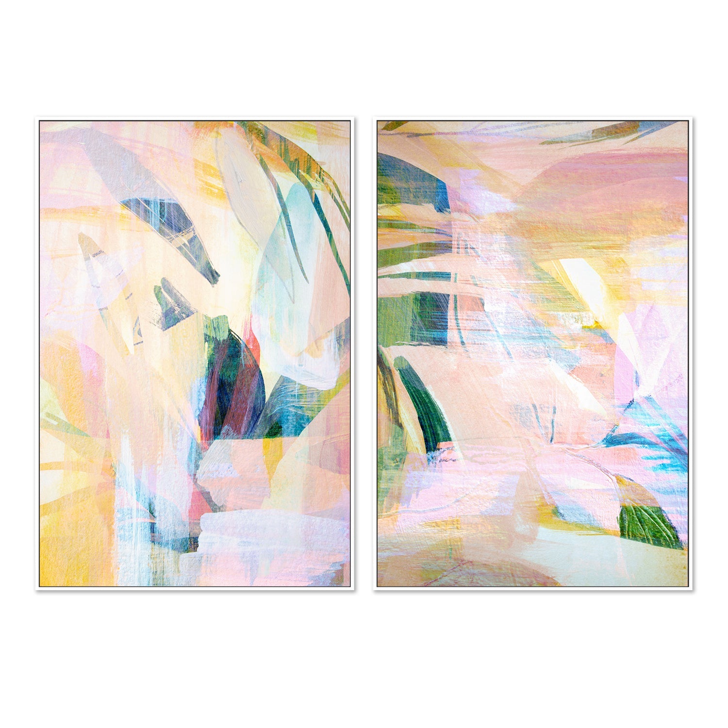 wall-art-print-canvas-poster-framed-Paradise Sunrise, Style A & B, Set Of 2 , By Hope Bainbridge-5