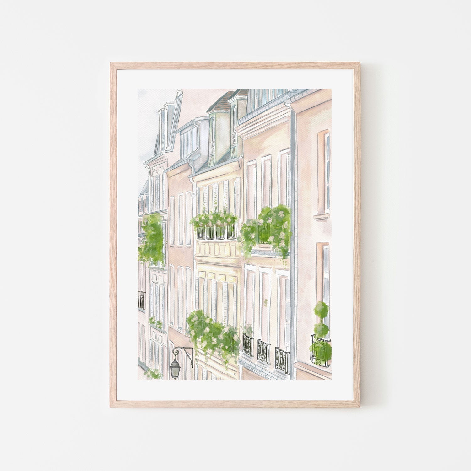 wall-art-print-canvas-poster-framed-Paris Buildings , By Leah Straatsma-6