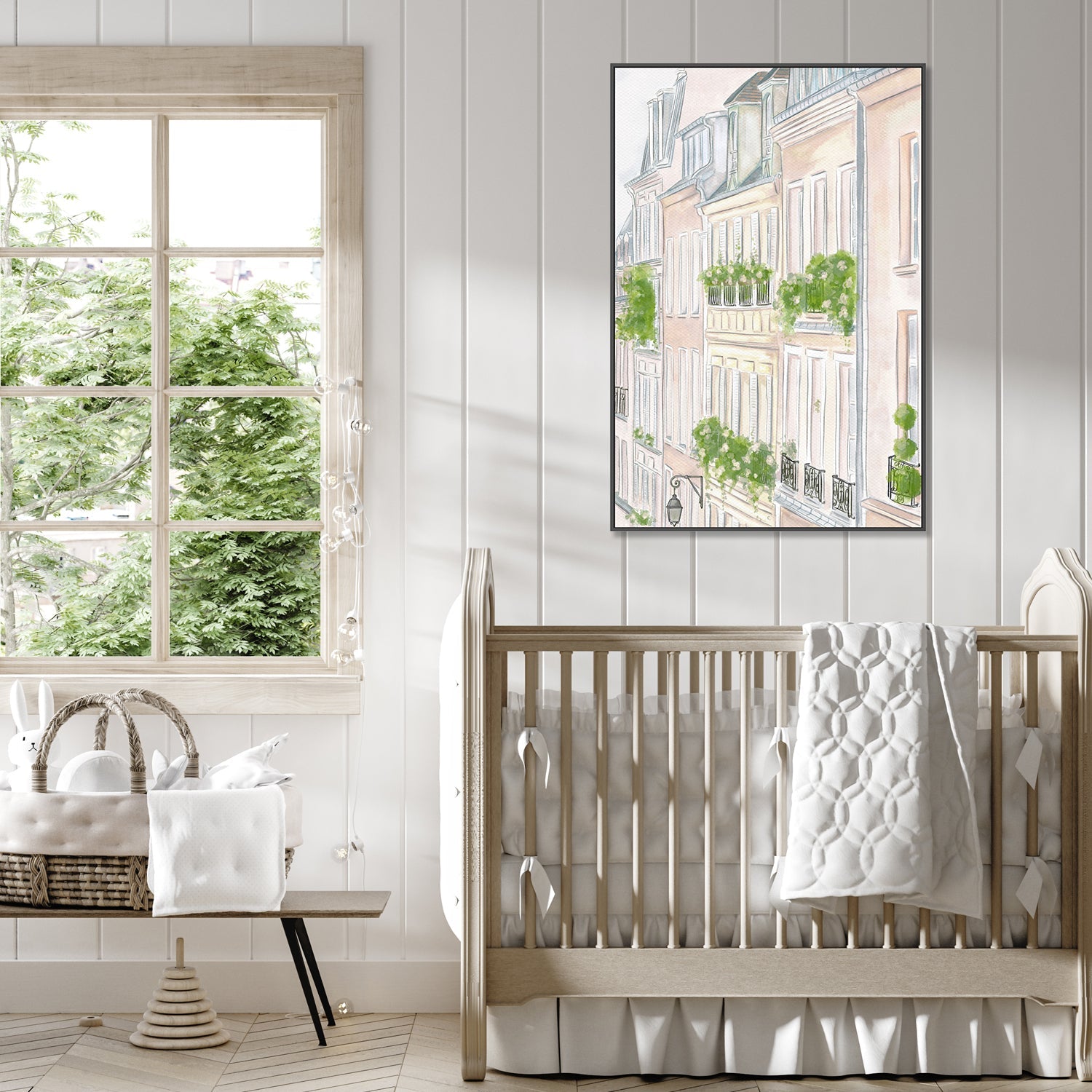 wall-art-print-canvas-poster-framed-Paris Buildings , By Leah Straatsma-7