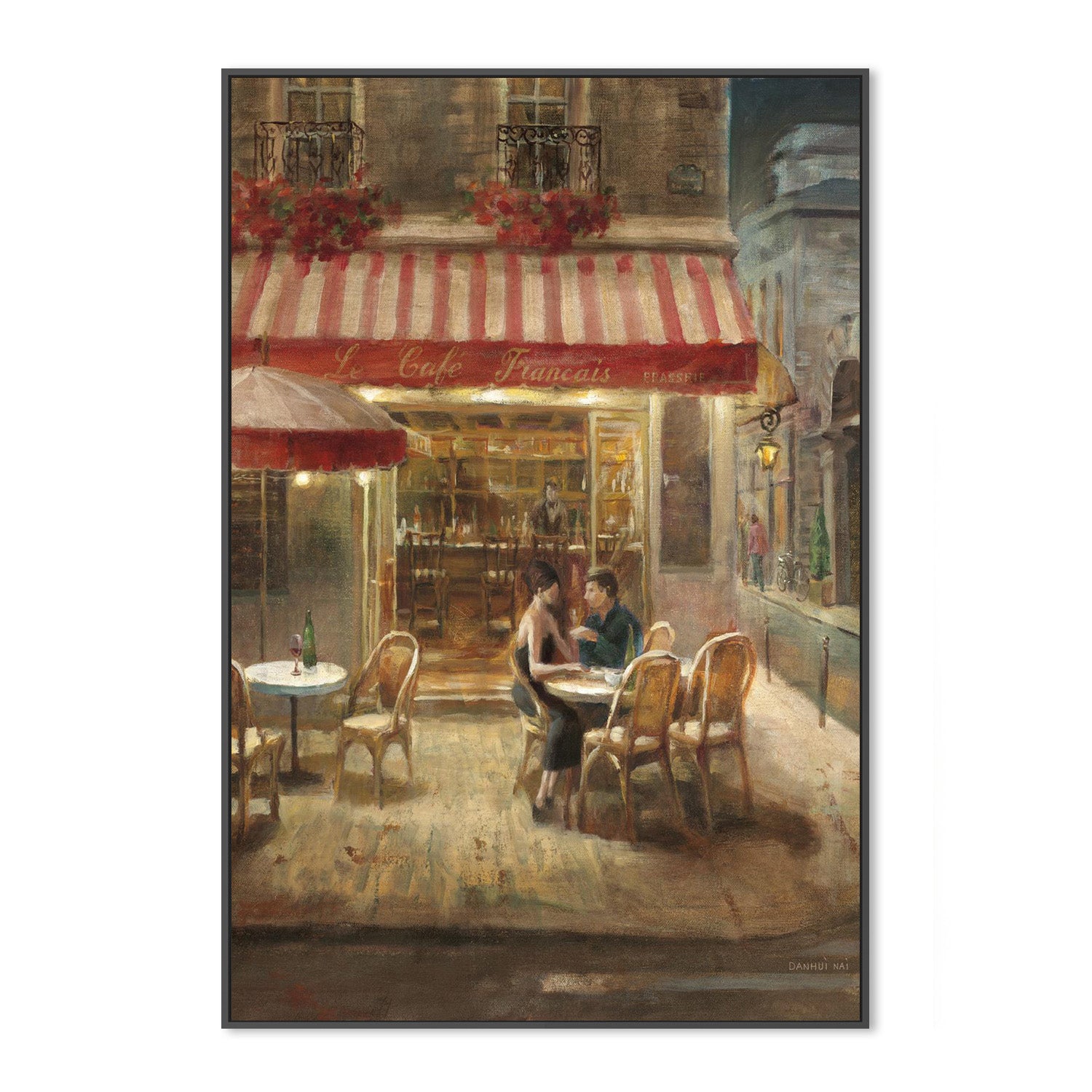 wall-art-print-canvas-poster-framed-Paris Cafe, Style B Crop v2-3