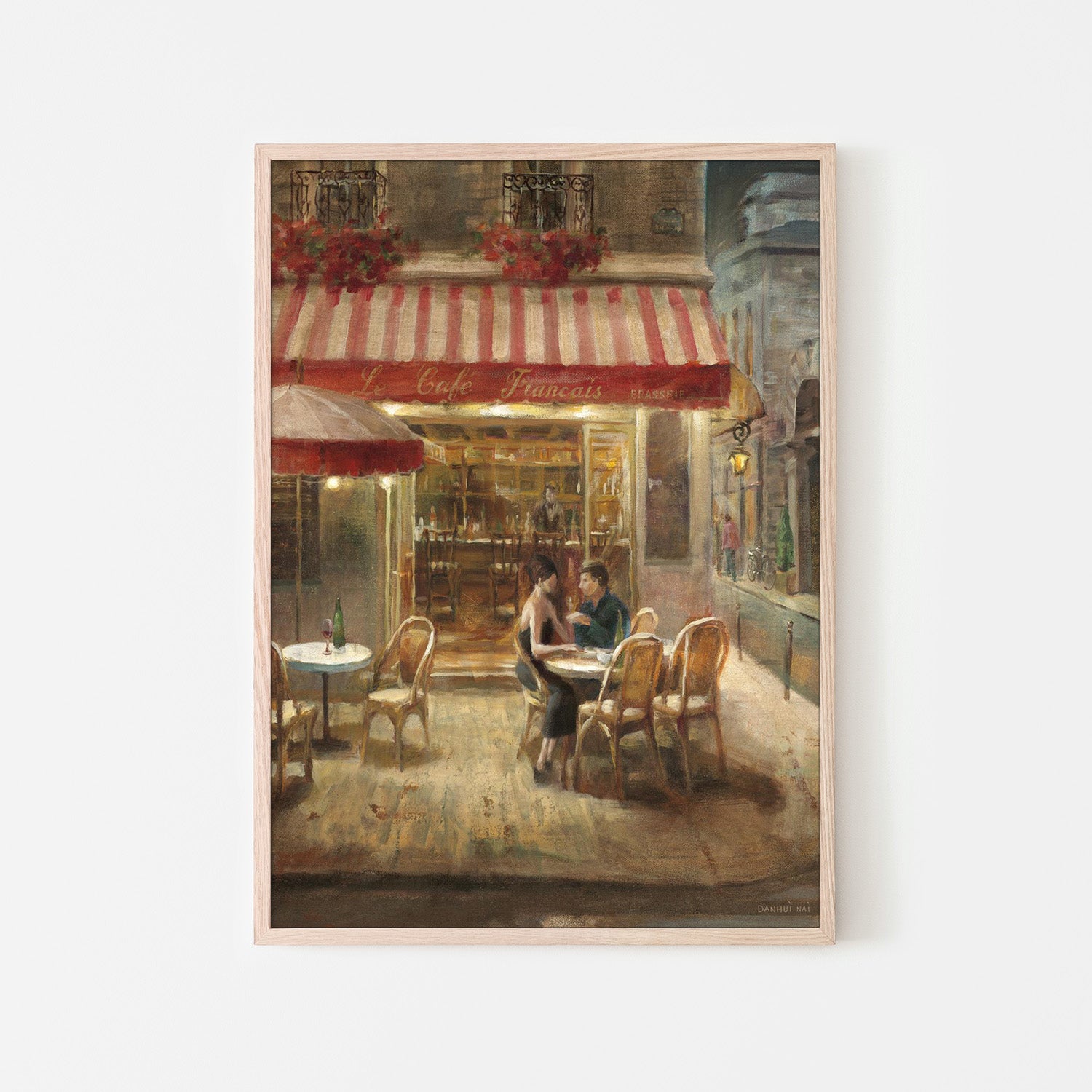 wall-art-print-canvas-poster-framed-Paris Cafe, Style B Crop v2-6