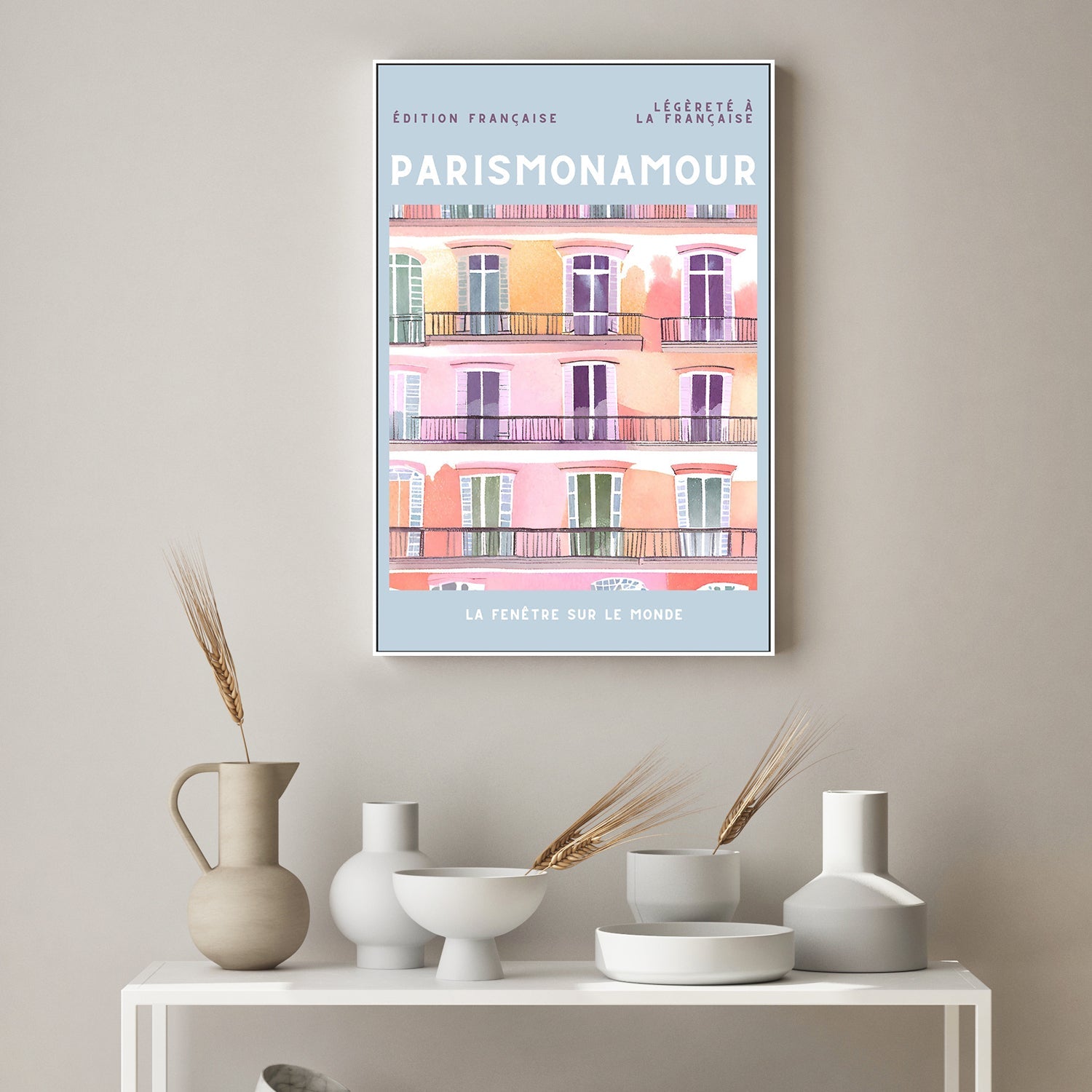 wall-art-print-canvas-poster-framed-Paris mon Amour-2