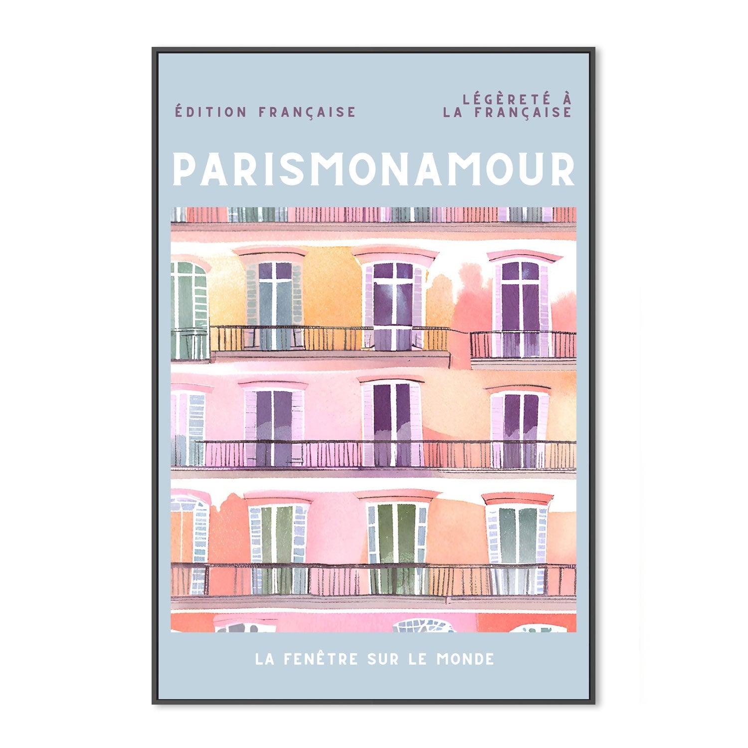 wall-art-print-canvas-poster-framed-Paris mon Amour-3