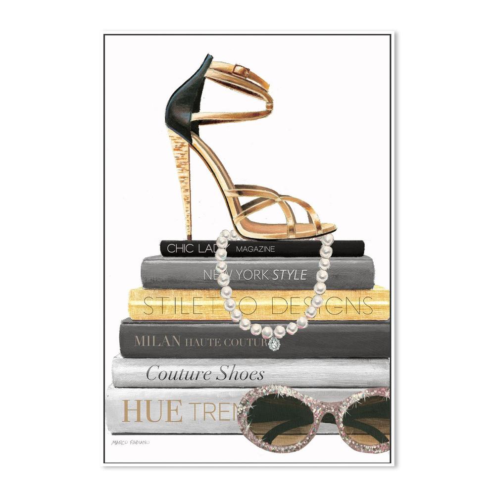 wall-art-print-canvas-poster-framed-Paris Style Gold, Style A-5