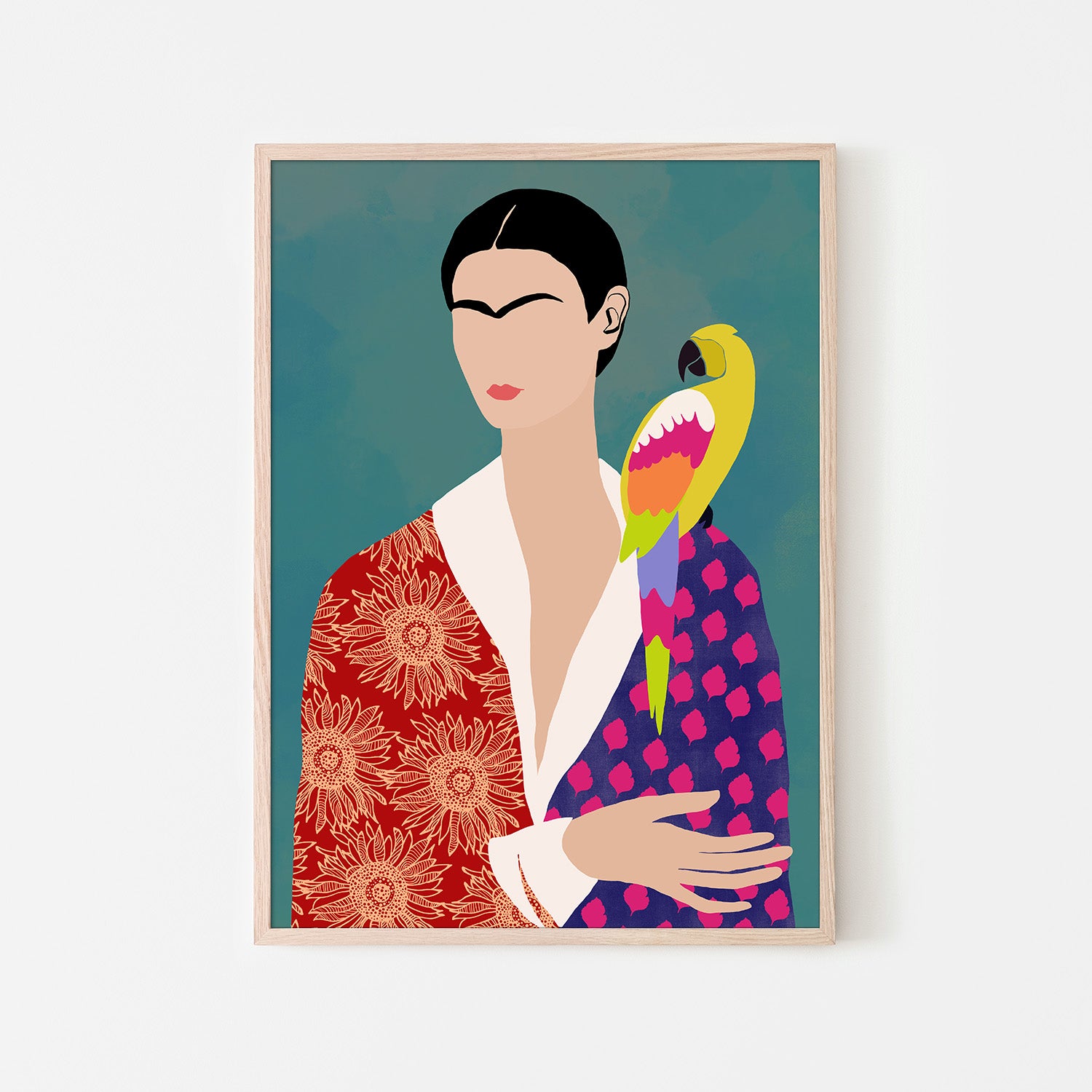 wall-art-print-canvas-poster-framed-Parrot's Companion-6