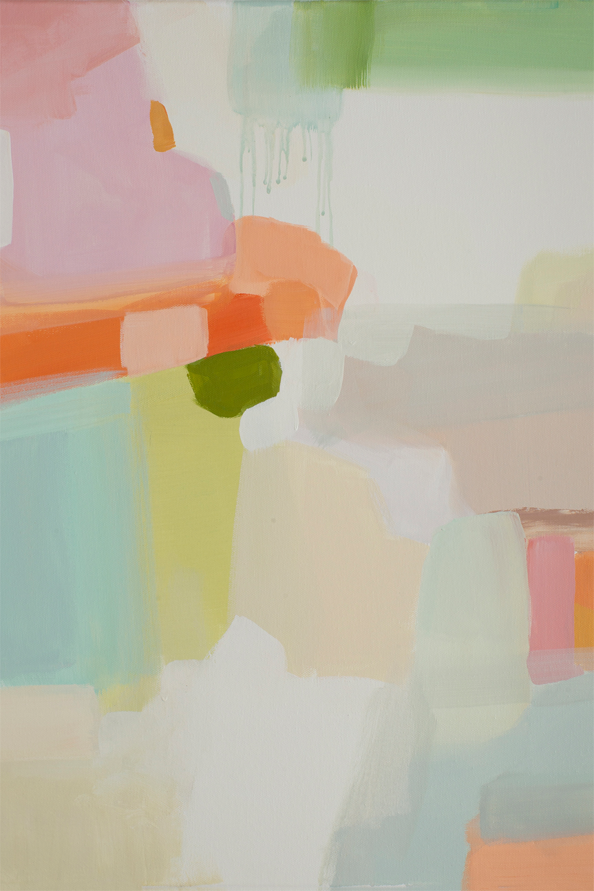 wall-art-print-canvas-poster-framed-Pastel Abstract, Style A , By Jenny Westenhofer Art-1