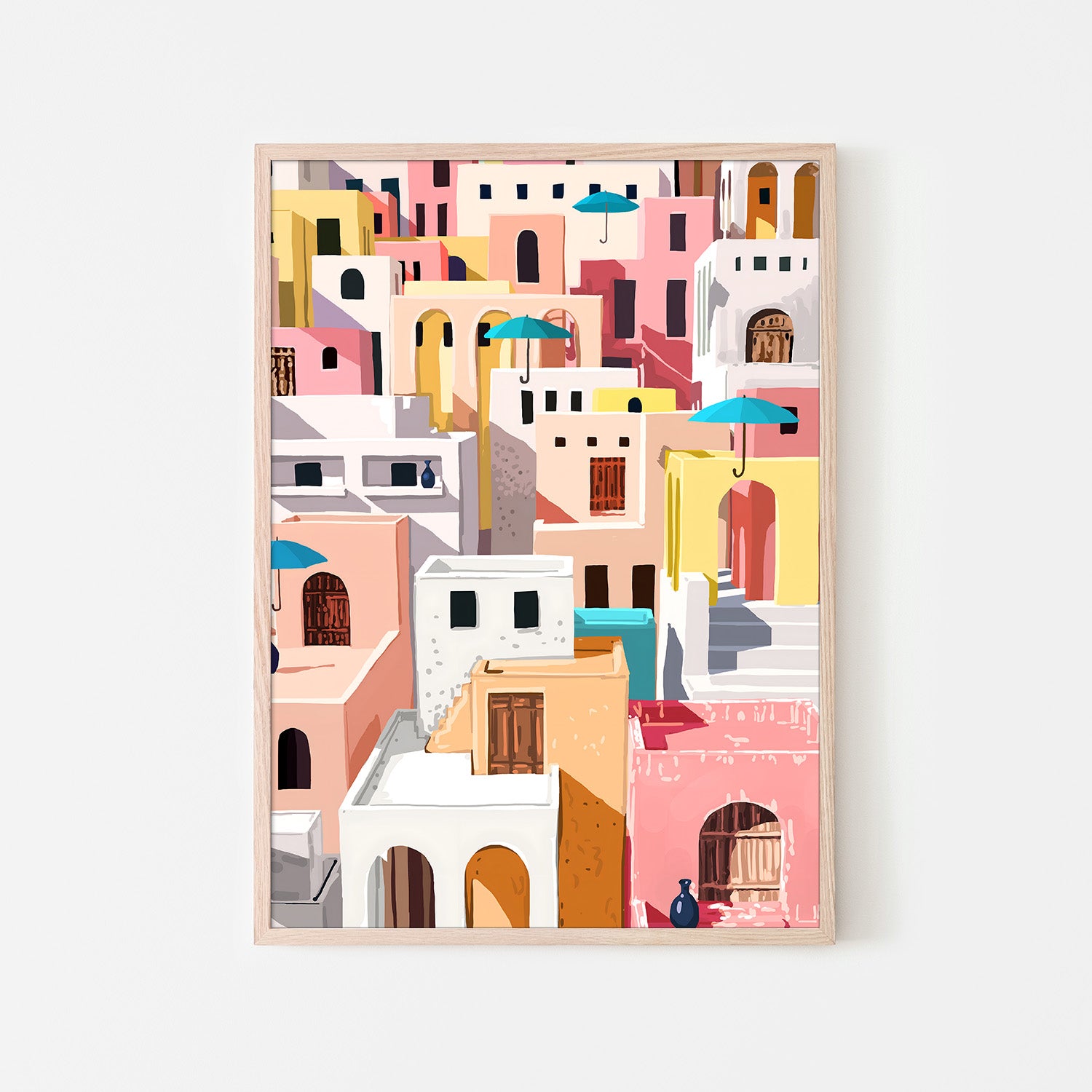 wall-art-print-canvas-poster-framed-Pastel Cityscape-6