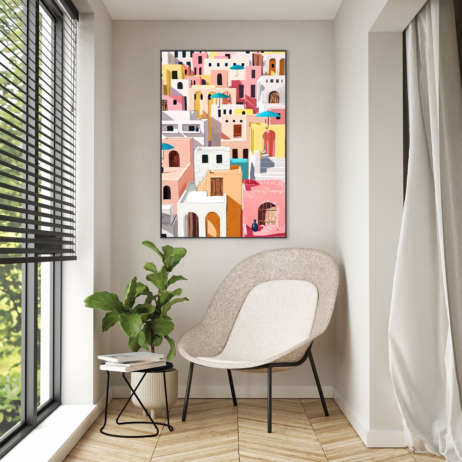 wall-art-print-canvas-poster-framed-Pastel Cityscape-8