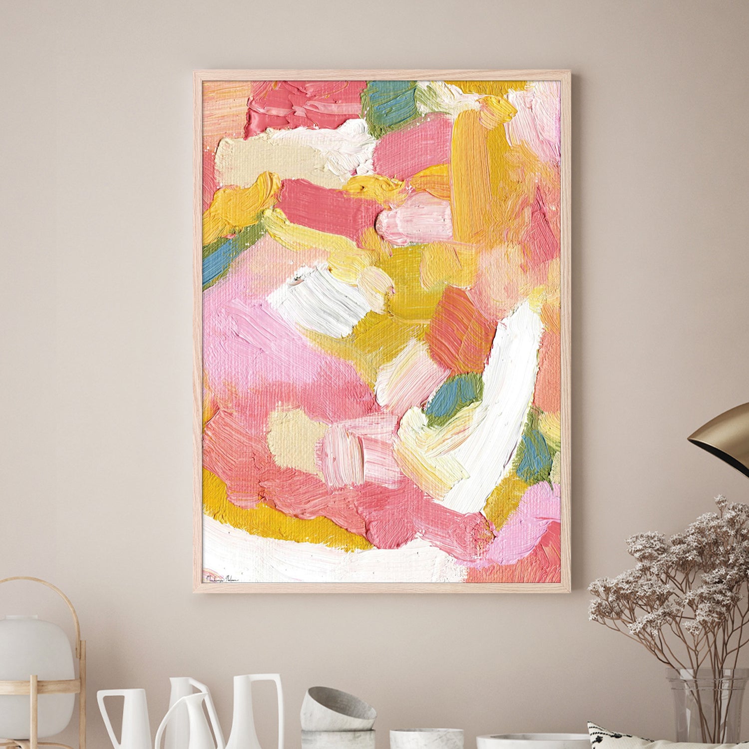 wall-art-print-canvas-poster-framed-Pastel Drift, Style A-7